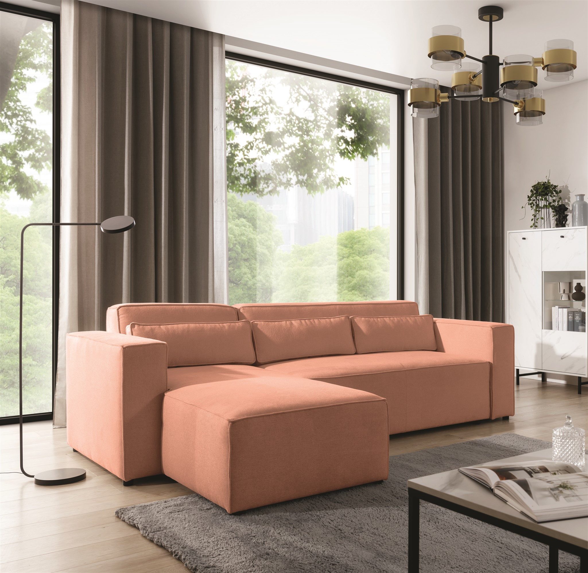 Fun Möbel Ecksofa Schlafsofa WALDO in günstig online kaufen