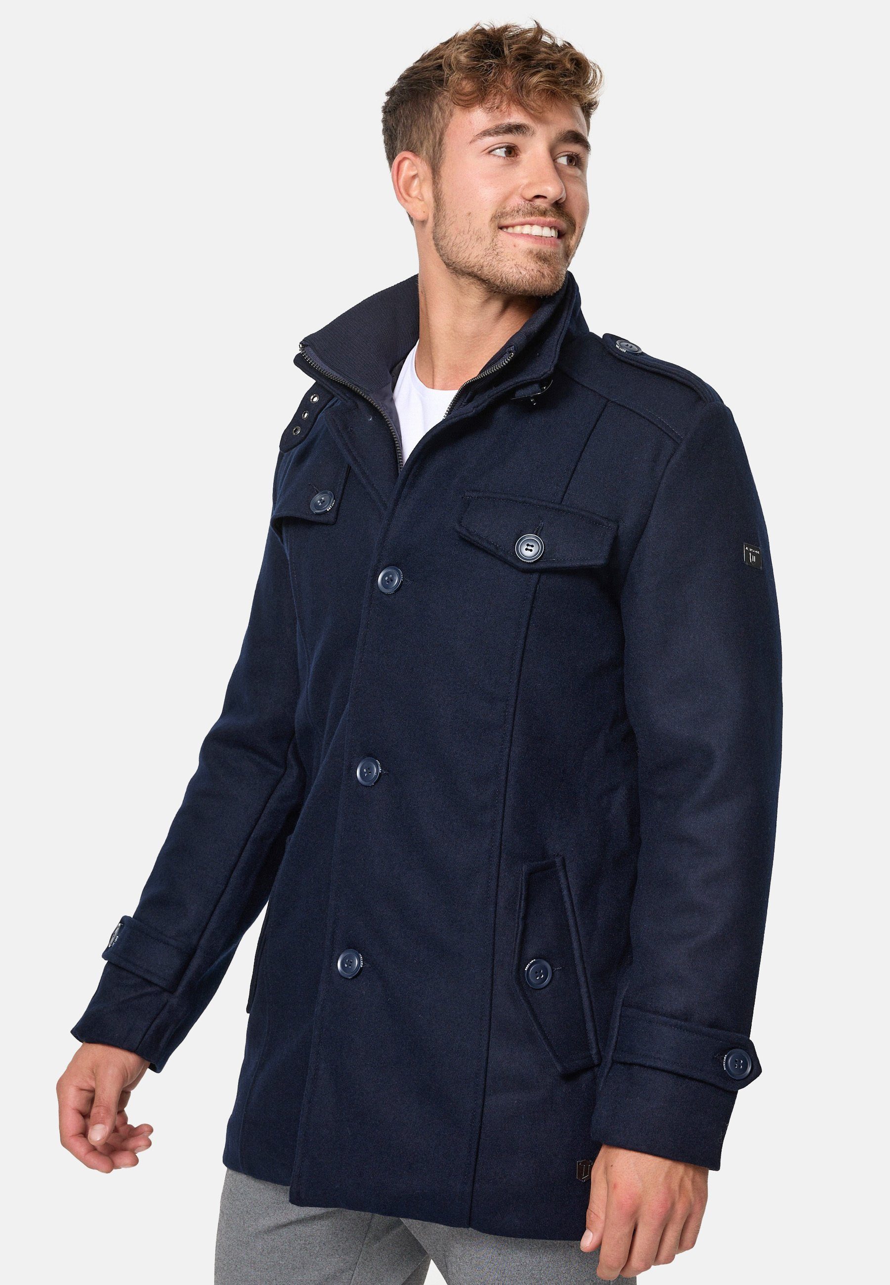 Indicode Kurzmantel Herren Brandon Mantel Winter Herrenmantel