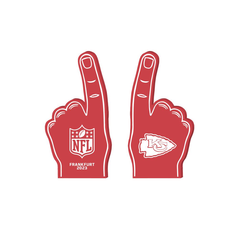 Kansas City Chiefs Fahne Kansas City Chiefs Team Foam Finger