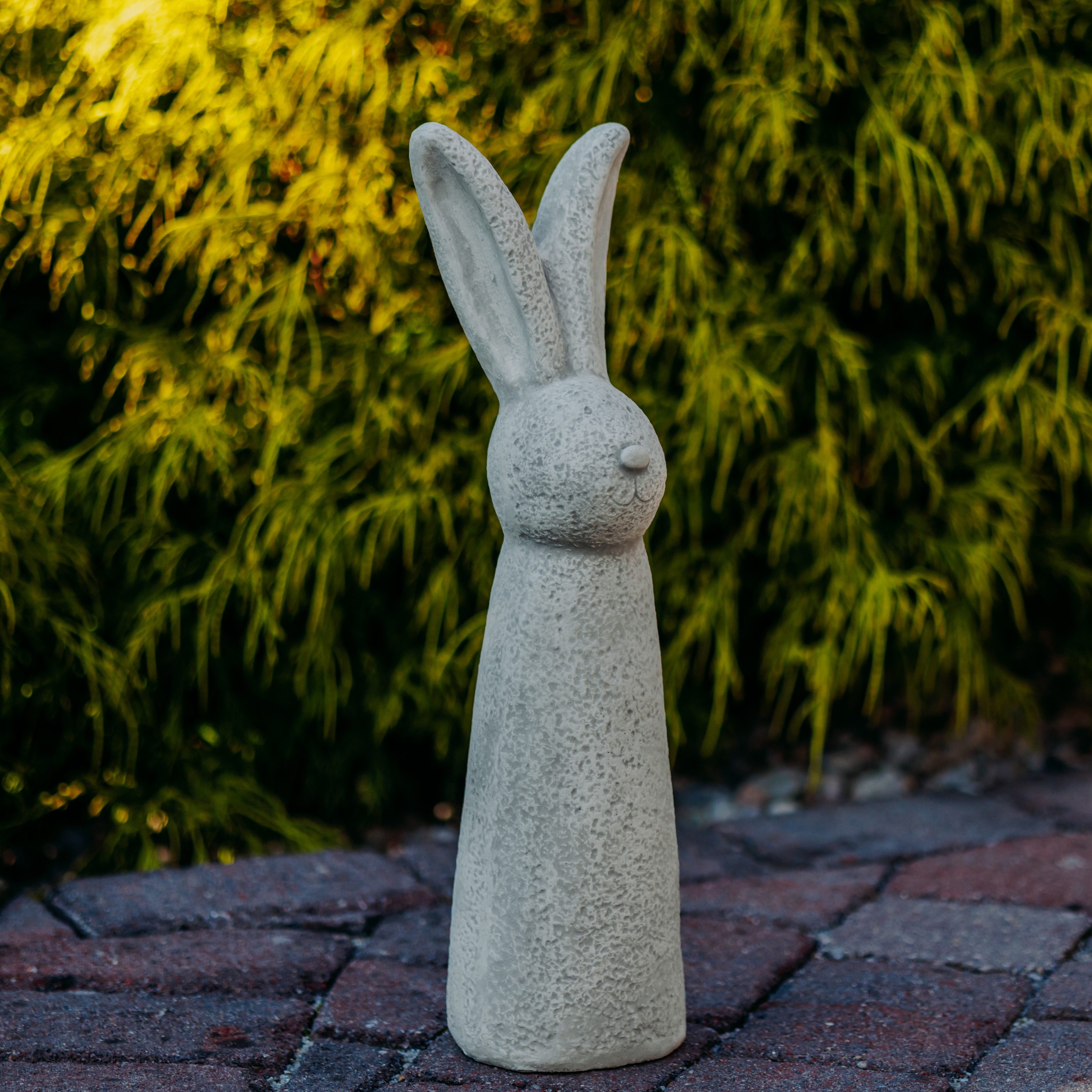 gartendekoparadies.de Gartenfigur Lustige Hasen, Osterhasen, Steinfiguren, Höhe 50 oder 30 cm, Steinguss, (2er-Set), Frostsicher