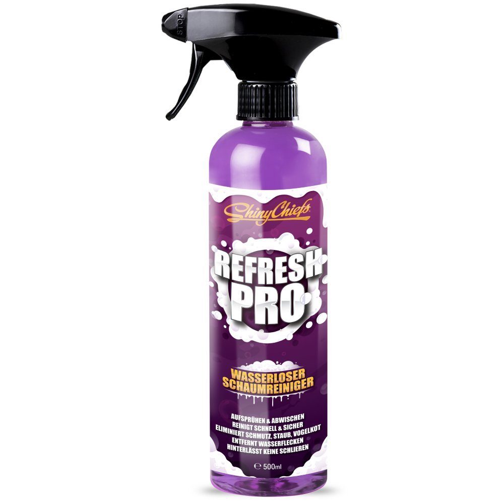 ShinyChiefs RefreshPro - WASSERLOSER REINIGER 500ml Fahrzeugpflege Fett Öl  Ruß Schaumreiniger (1-St)