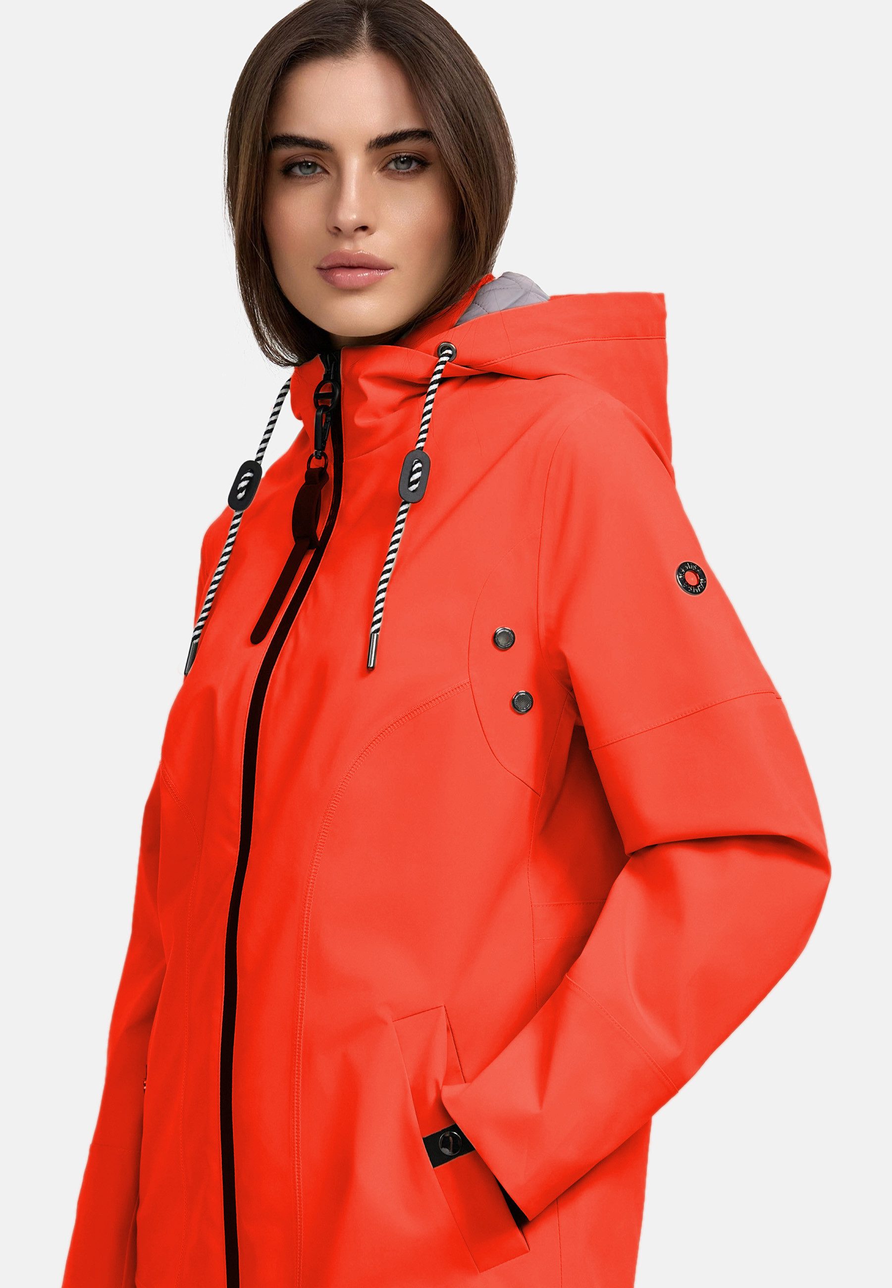 Manisa Regenjacke mit abnehmbarer Kapuze