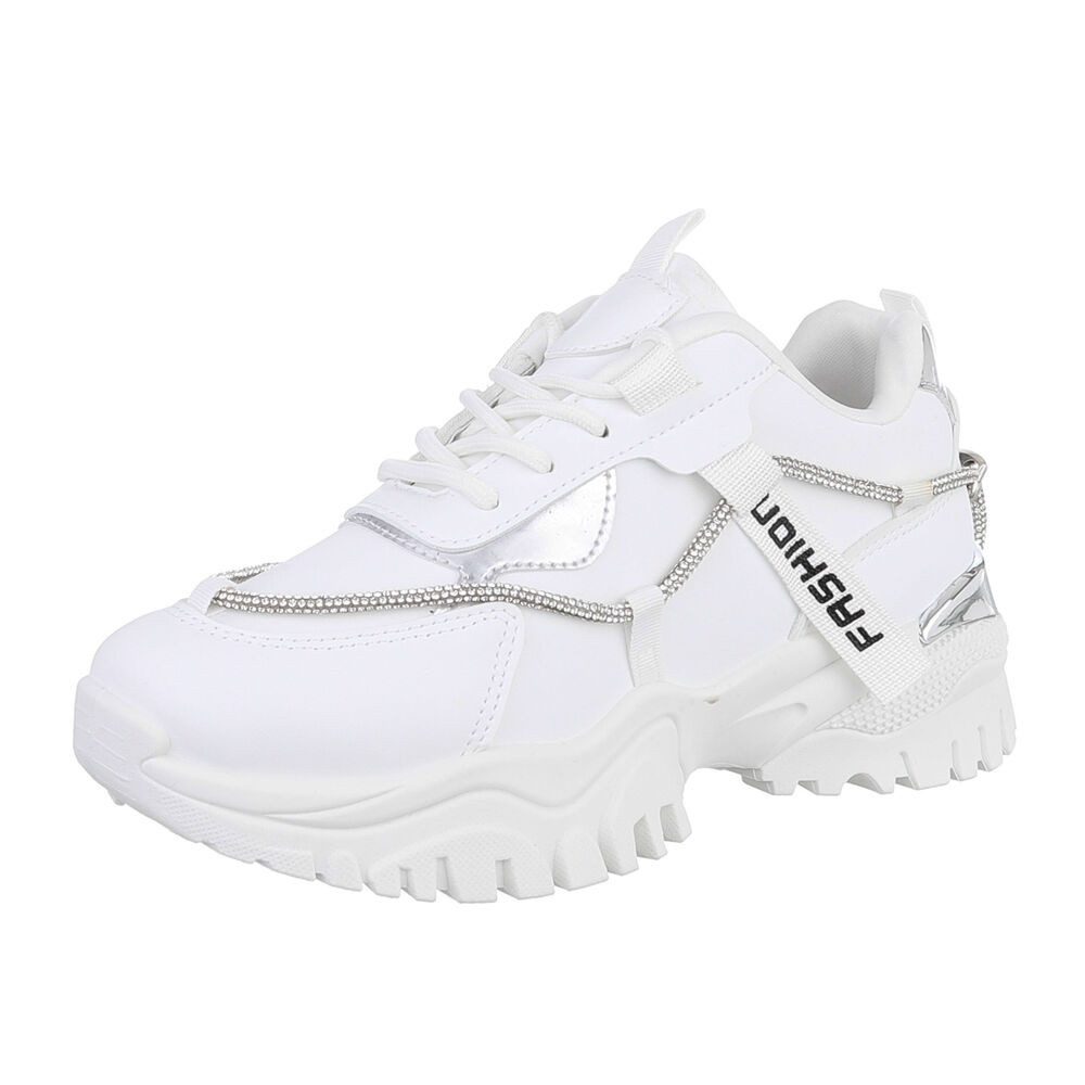 Ital-Design Damen Low-Top Freizeit Sneaker (87284011) Keilabsatz/Wedge Snea günstig online kaufen