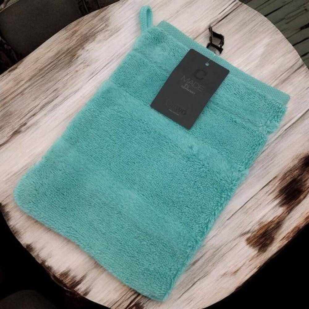 Cawö Waschhandschuh Noblesse2 Uni 1002 in Mint von Cawö, Velour