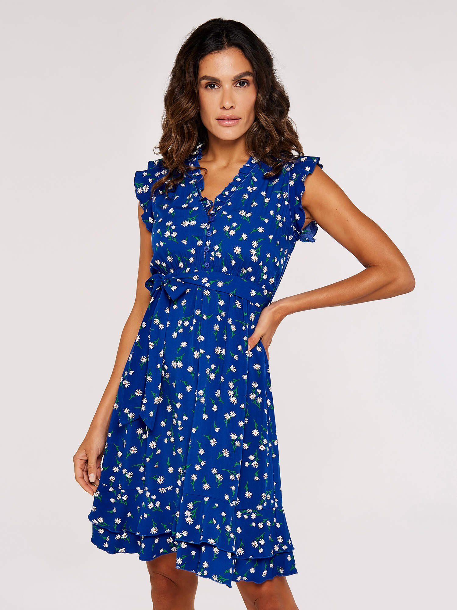 Apricot Minikleid Minikleid, (2-tlg., Stoffgürtel) mit günstig online kaufen