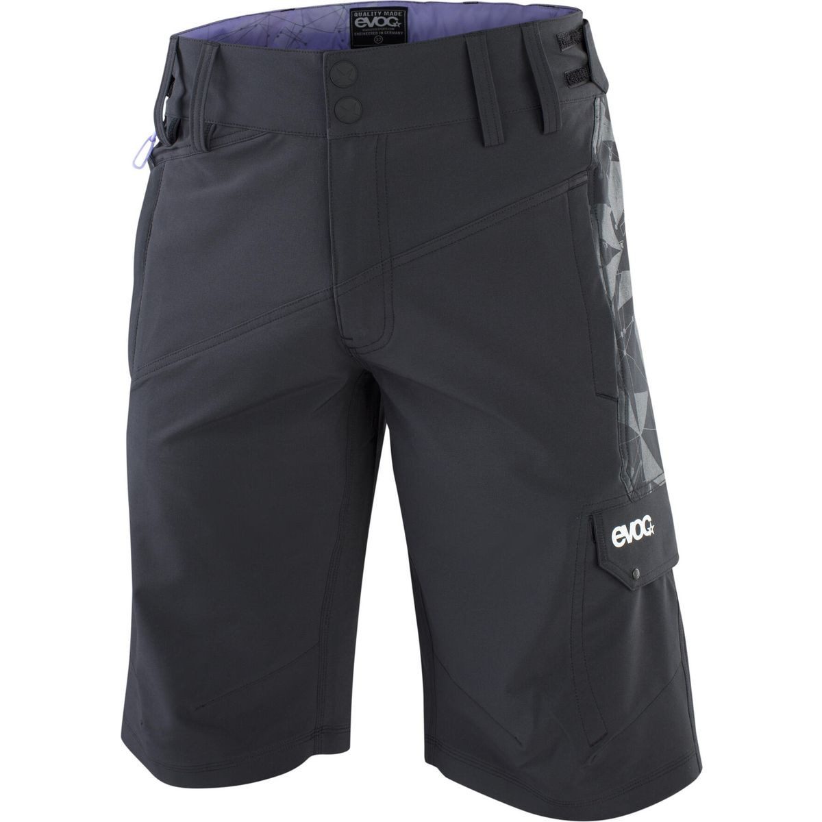 EVOC Fahrradhose Bike Shorts Men Wasserabweisende, schnell trocknende Shorts mit verstellbarem
