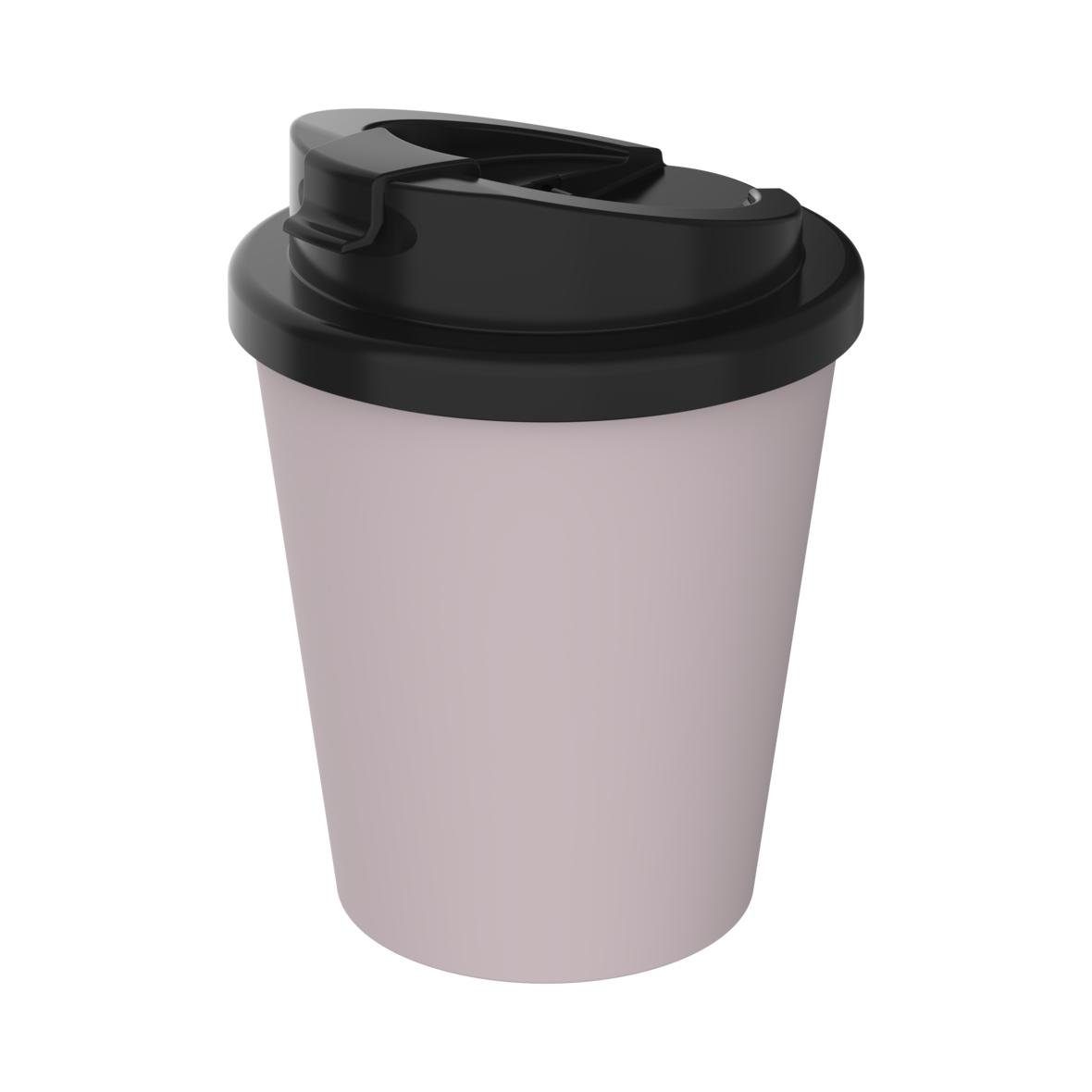 elasto Thermobecher 250 ml Kaffeebecher To Go doppelt isoliert für unterwegs, Made in Germany, BPA-frei, 100% recyclebar, Heißgetränke, Teebecher