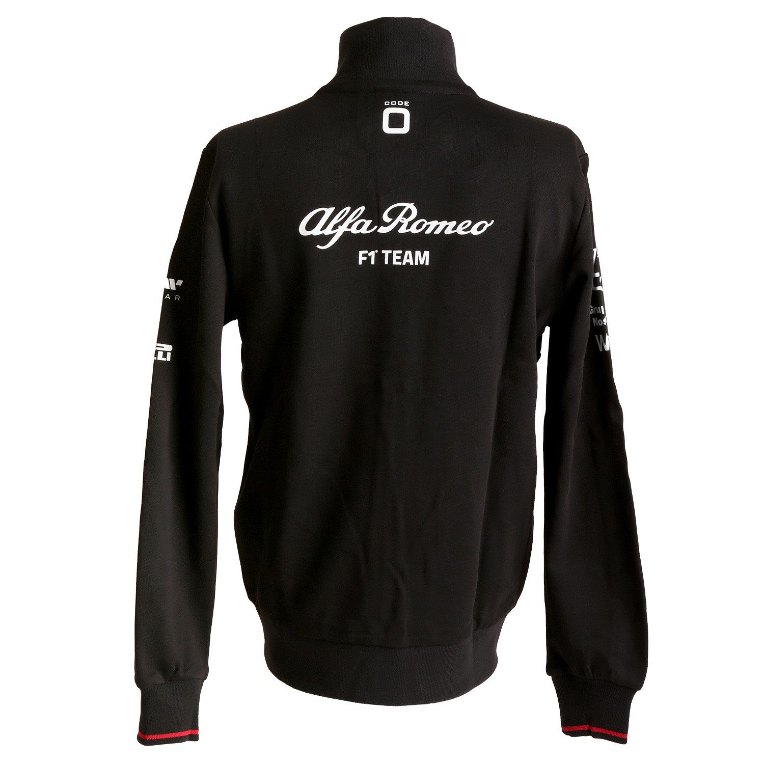 CODE-ZERO Sweatjacke Sweat-Jacke Alfa Romeo F1 Team Damen Sweatshirt Zip Pullover Pulli Reißverschluss Zipper Jacke Baumwolle – Bild 2 von 2