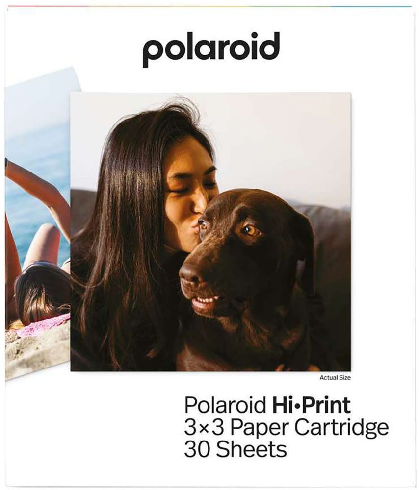 Polaroid Fotopapier Hi Print 3x3 Papierkassette - 30 Blatt