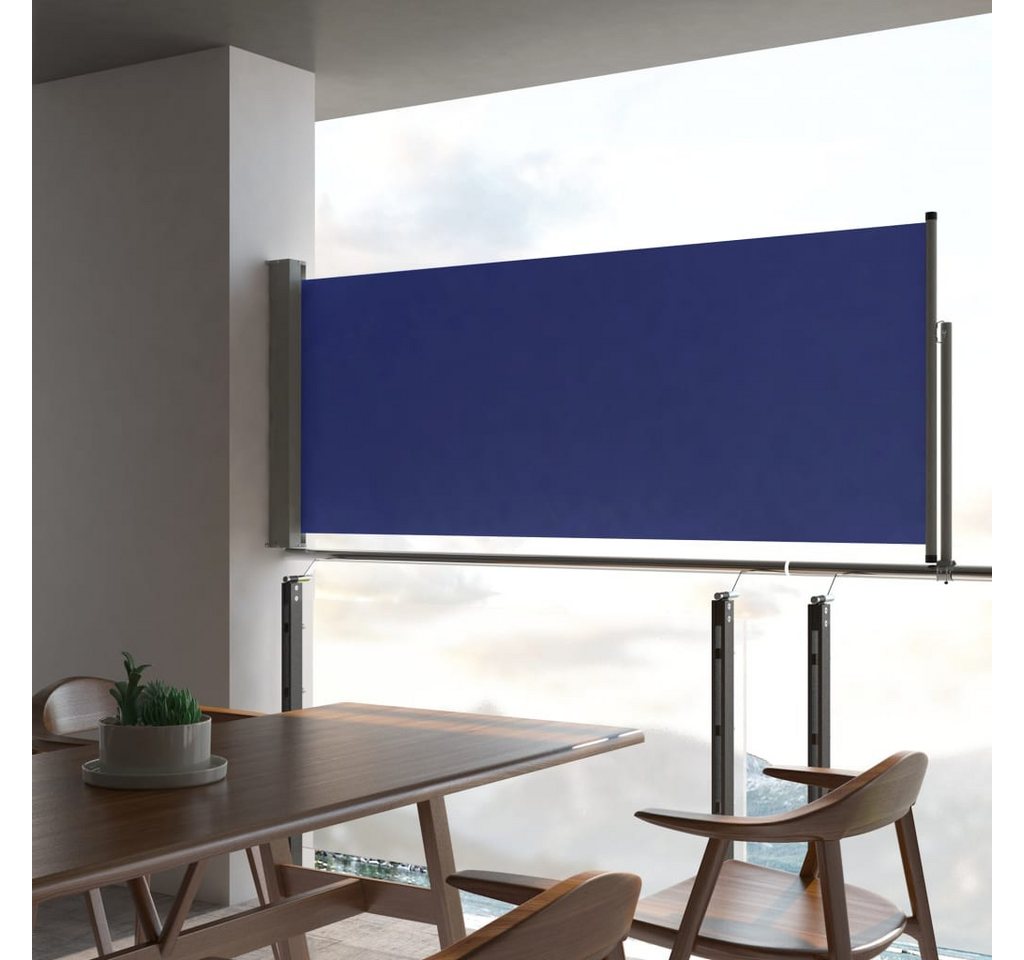 Thumbnail - vidaXL Seitenmarkise Ausziehbare Seitenmarkise 100x300 cm Blau
