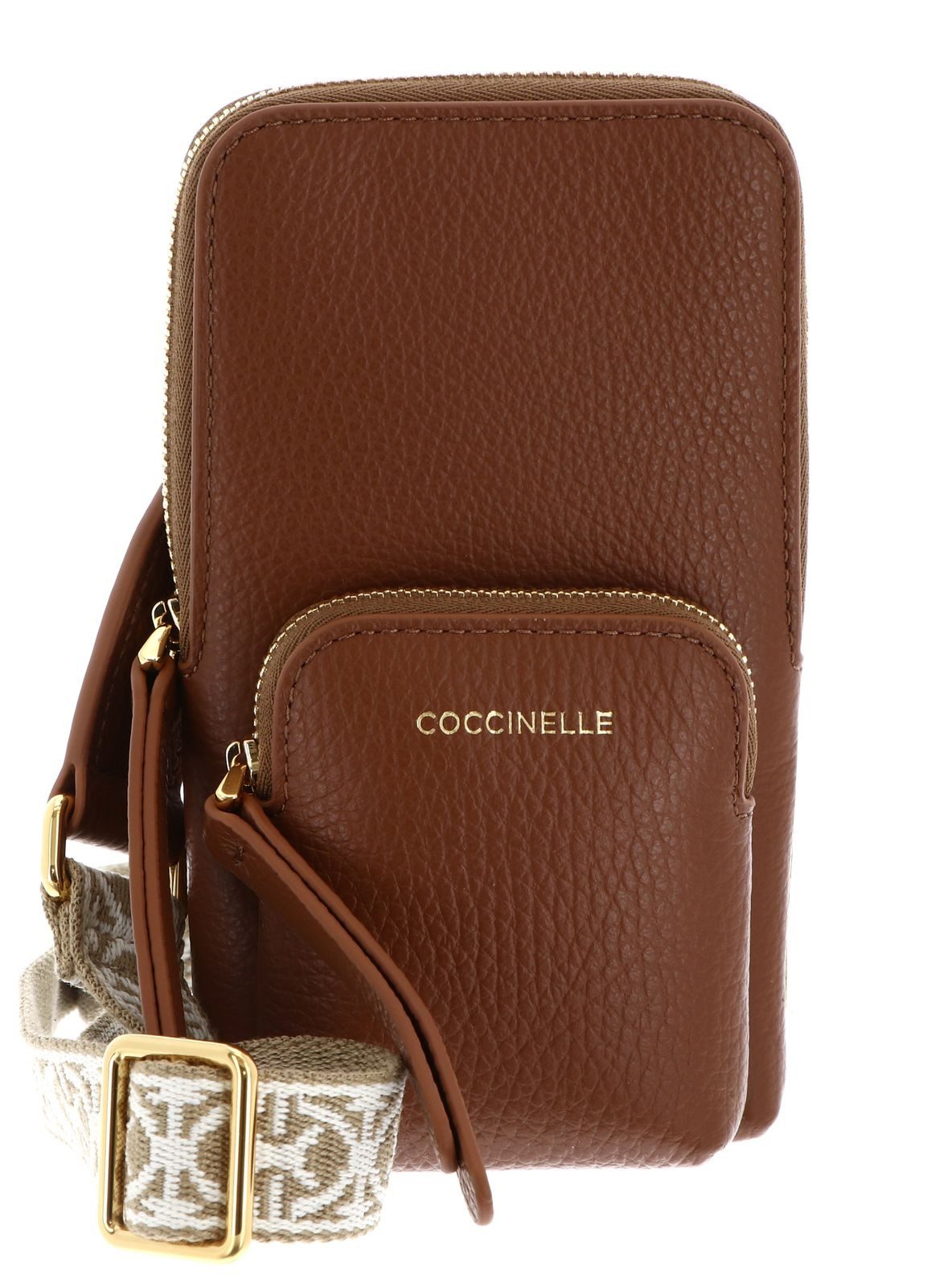 COCCINELLE Handytasche Hi-Tech Phone Bag, aus echtem Rindsleder