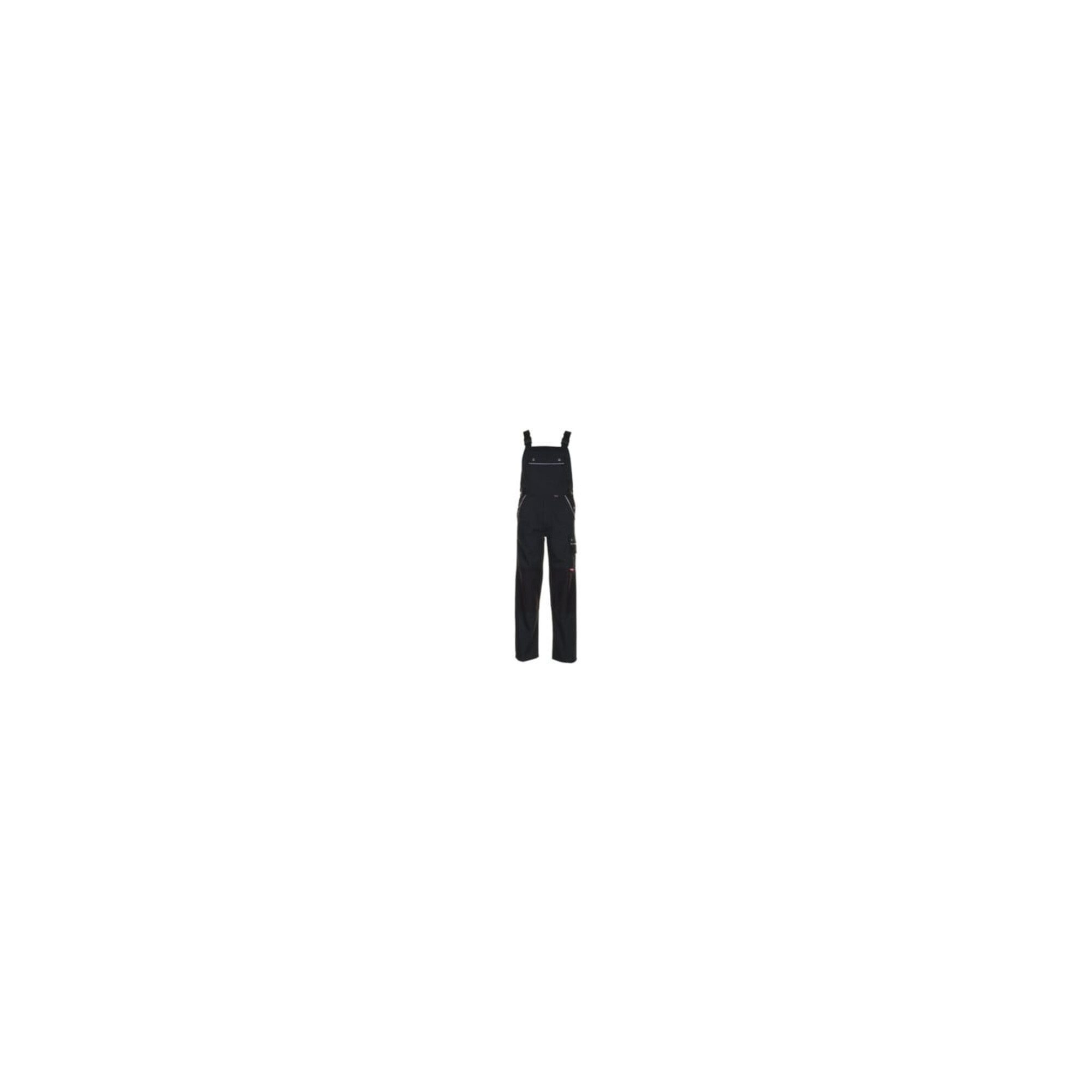Planam 3/4-Hose Planam Latzhose Canvas 320 schwarz/schwarz 56