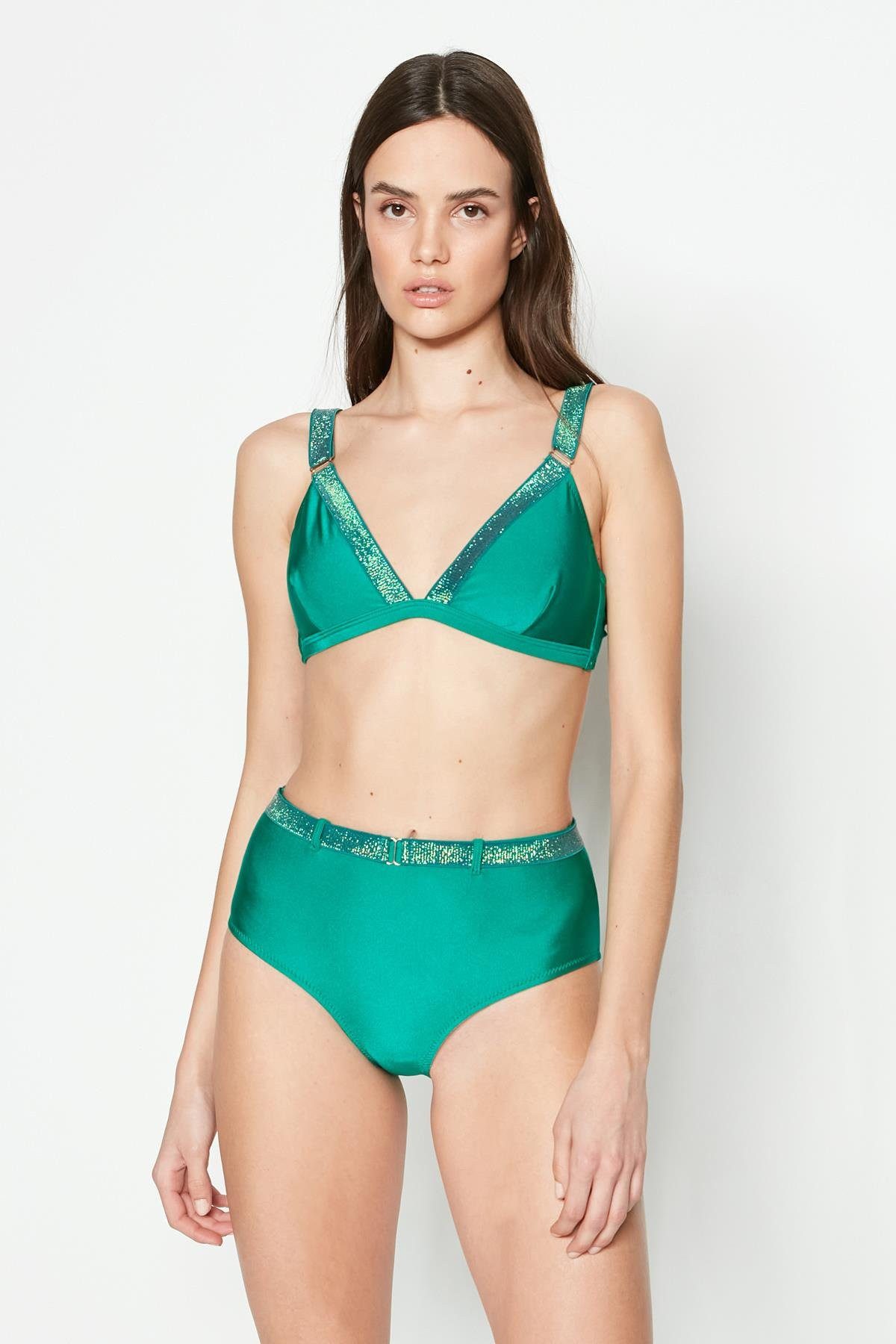 Bügel-Bikini-Top ıSparkle Dreieck Bikini Set
