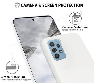 MyGadget Handyhülle Silikon Hülle für Samsung Galaxy A52, Schutzhülle robust TPU Case Silikonhülle Back Cover Slimcase Kratzfest