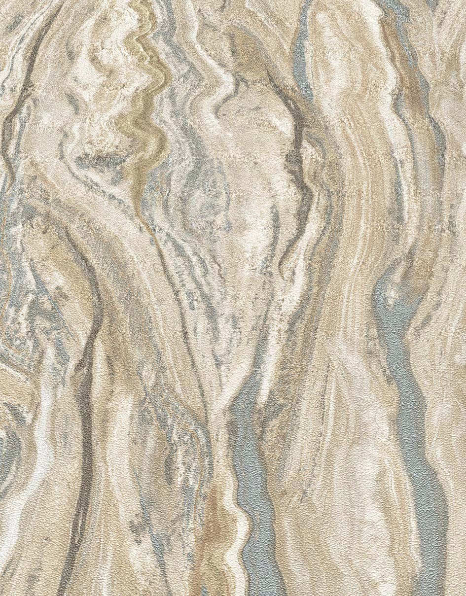 Vliestapete MARBLE, Marmor DECORATION beige ELLE