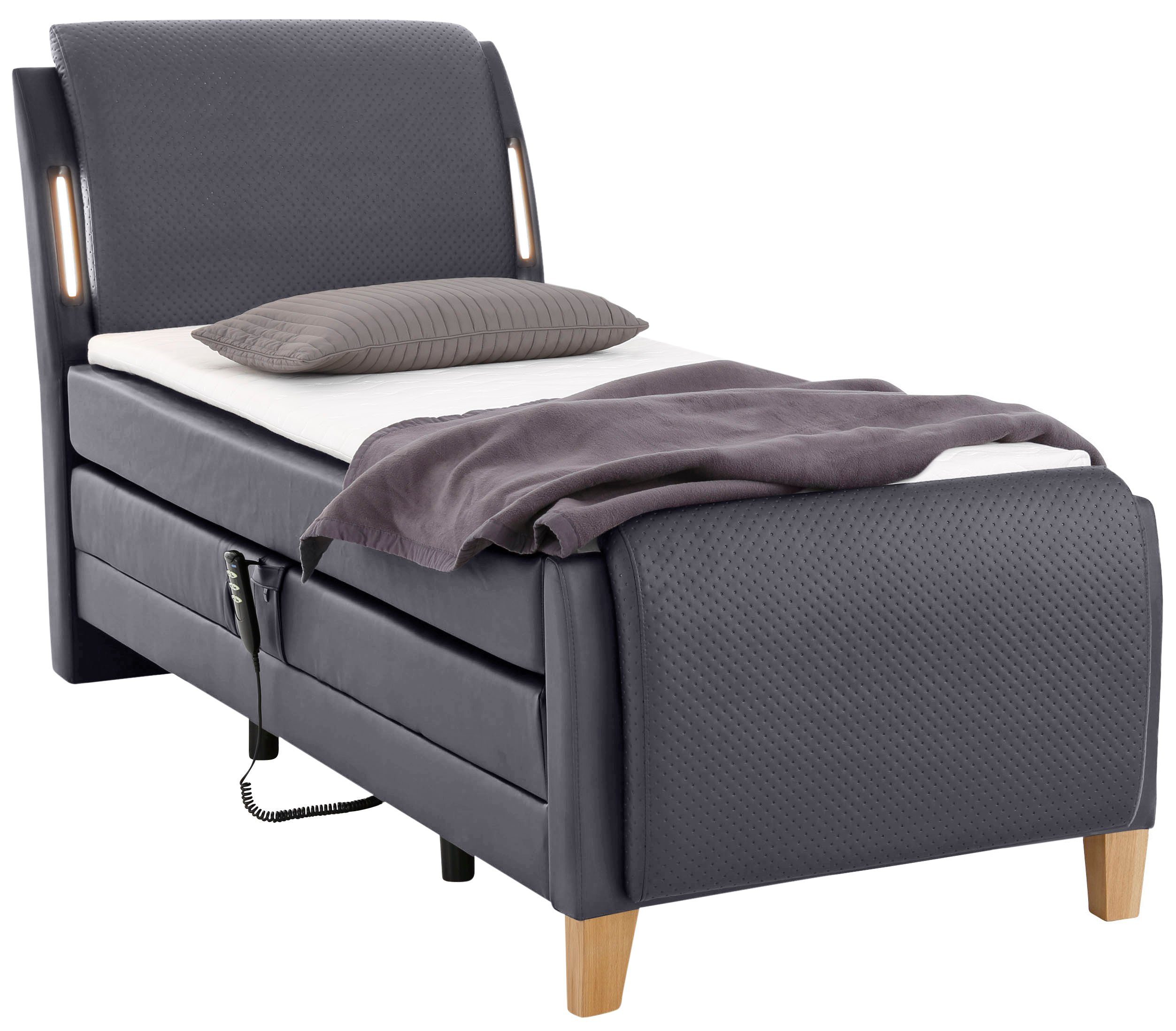 Home affaire Boxspringbett Messina2, Liegekomfort elektrisch Verstellbar
