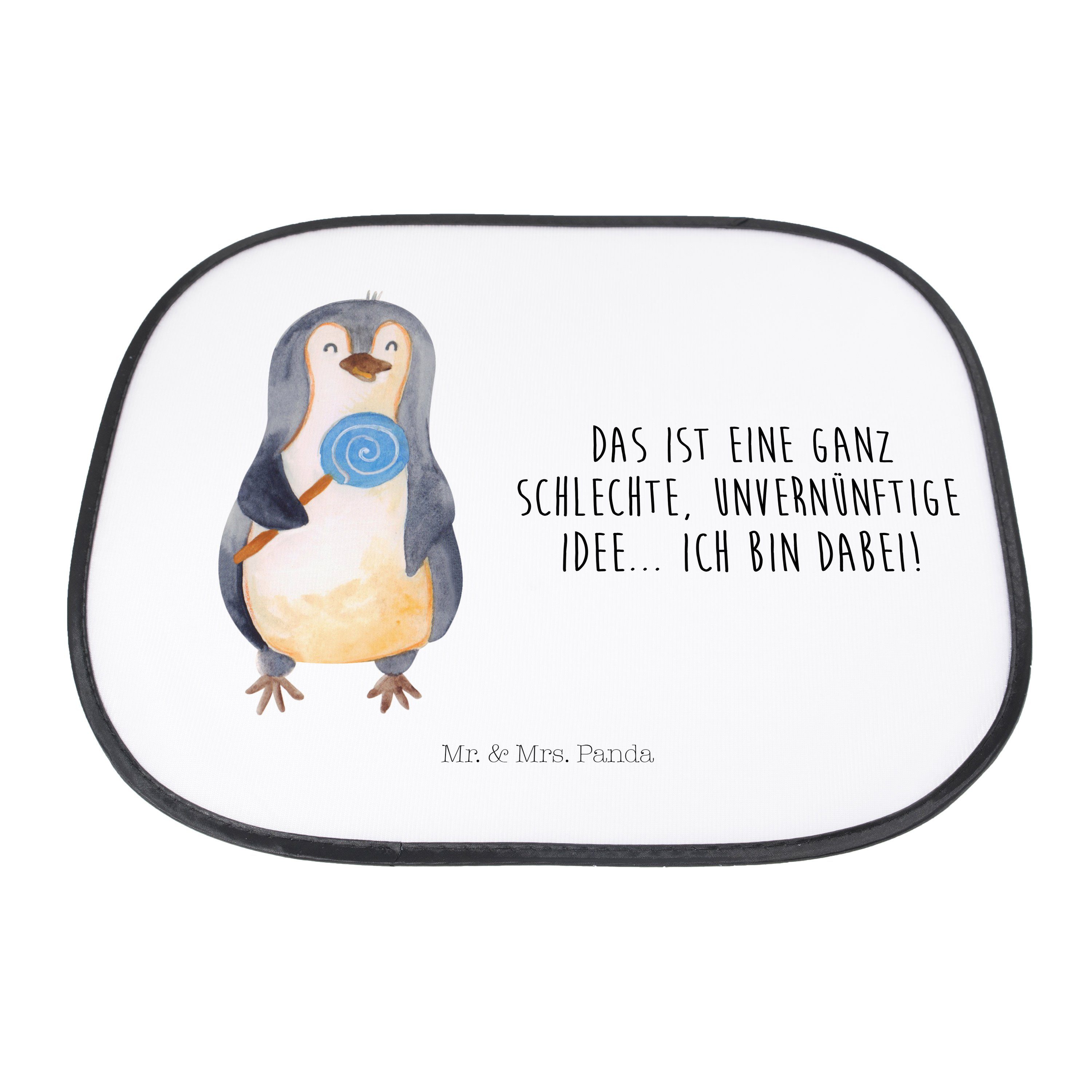 Seidenmatt Sonnenschutz, Sonn, Sonnenschutz Geschenk, Weiß Panda, & - Pinguin Lolli Mr. Mrs. - Auto Süßigkeiten,