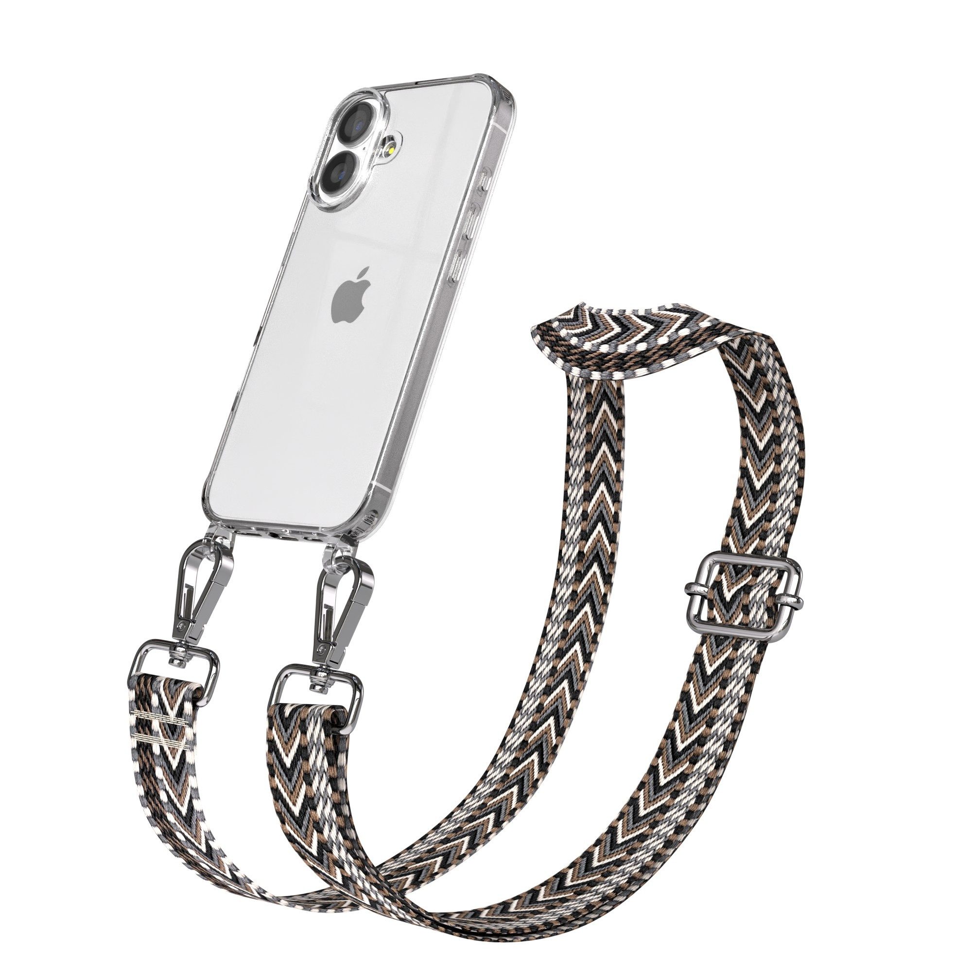 Handykette Silikonhülle mit runder Kette für Apple iPhone 17