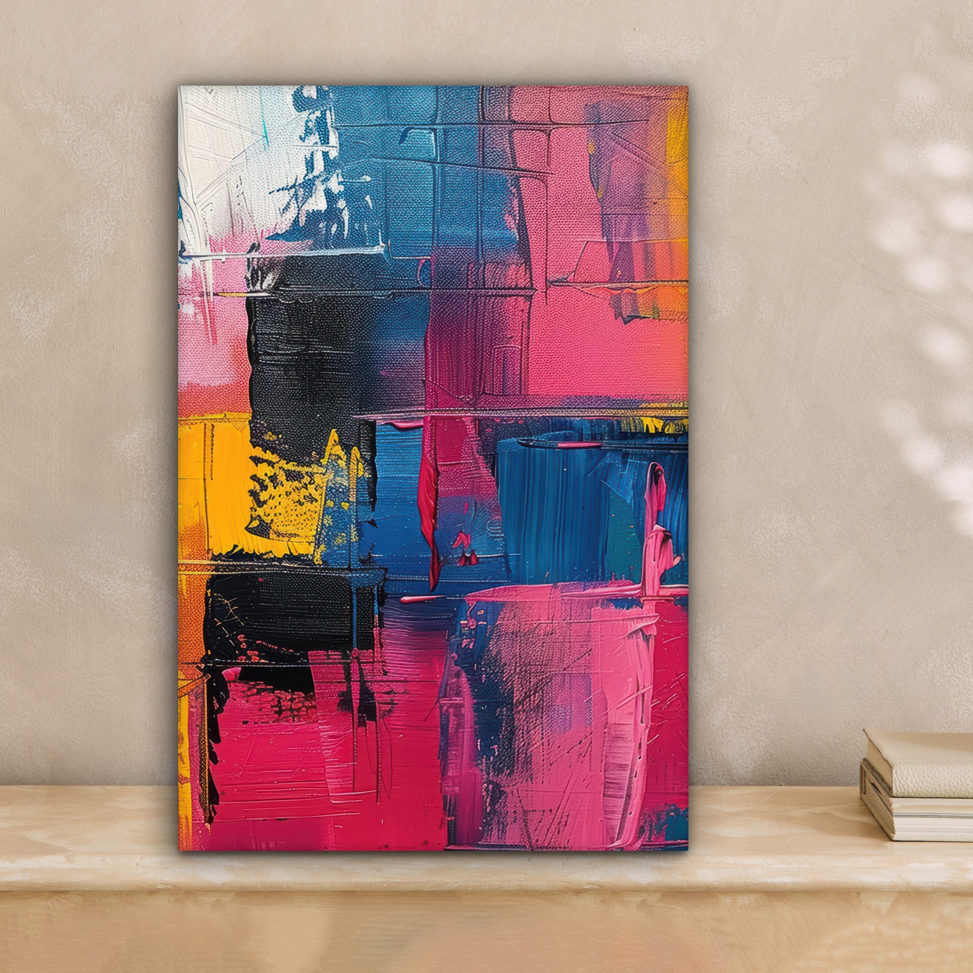 OneMillionCanvasses® Leinwandbild Lackierung - Kunst - Modern - Abstrakt, F günstig online kaufen