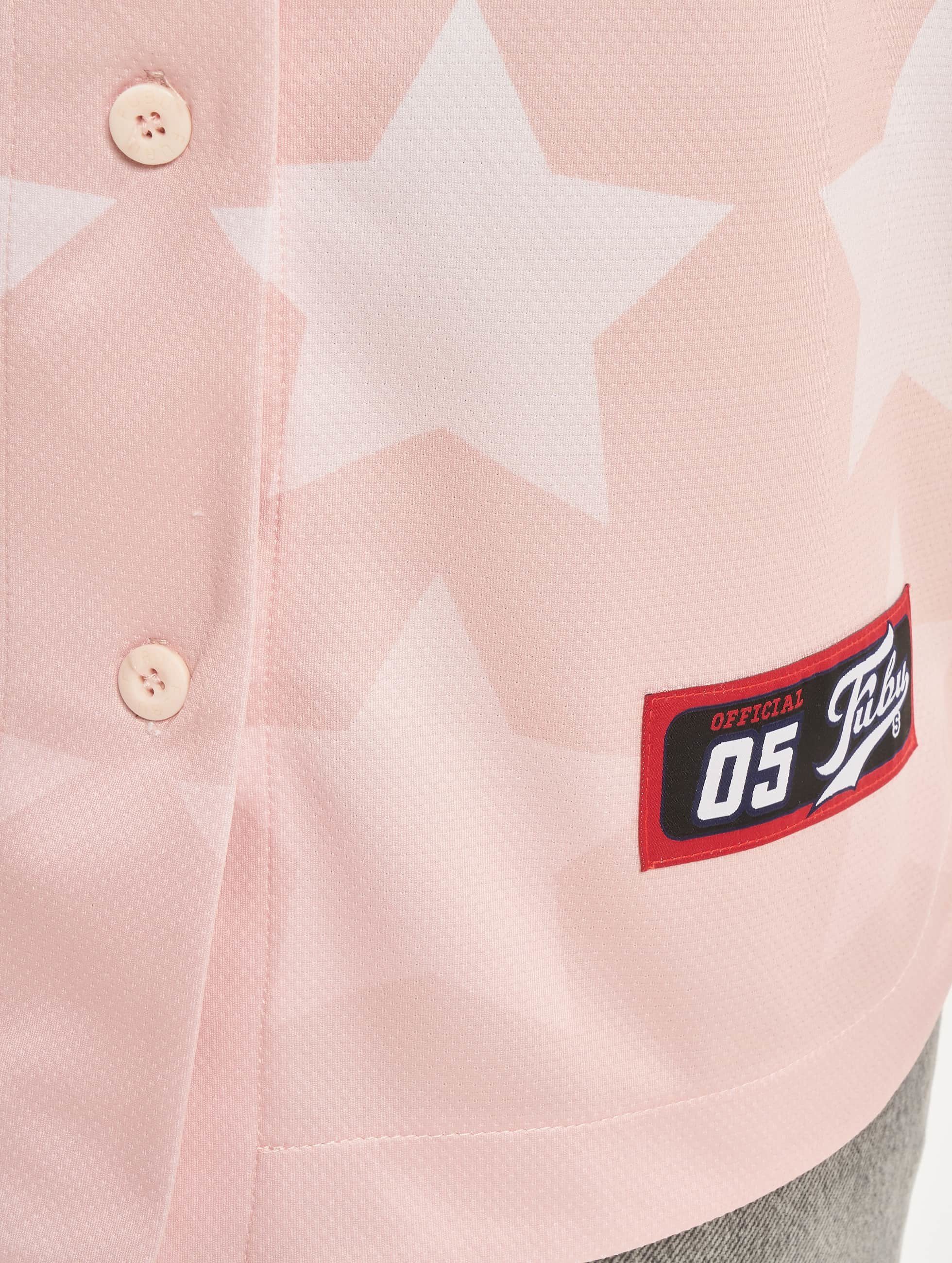 Fubu Fubu Star Shirt Baseball Damen Jersey Langarmhemd (1-tlg) FW221-006-1