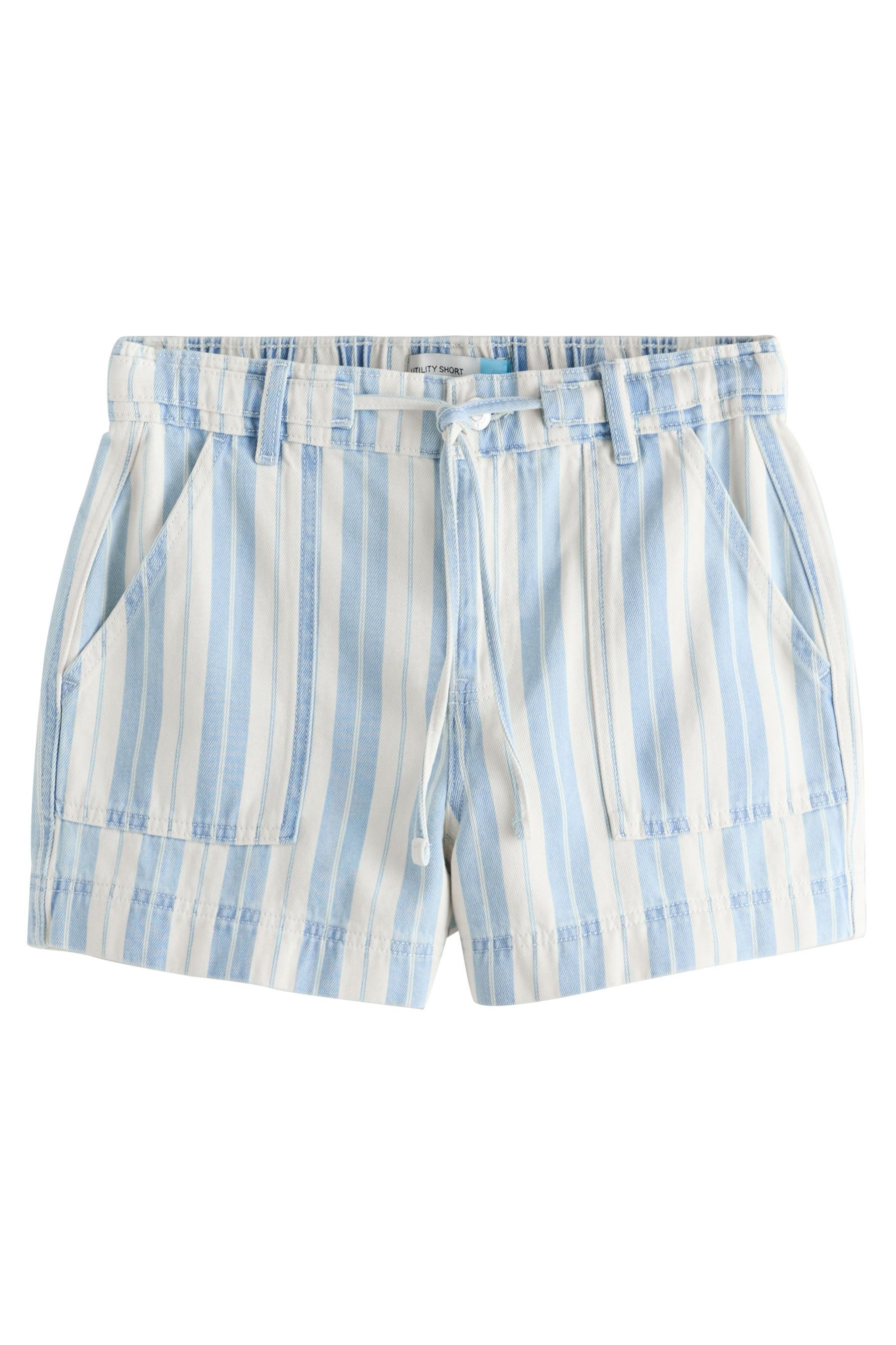 Jeansshorts Denim-Shorts mit Utility-Design, Kurzgröße