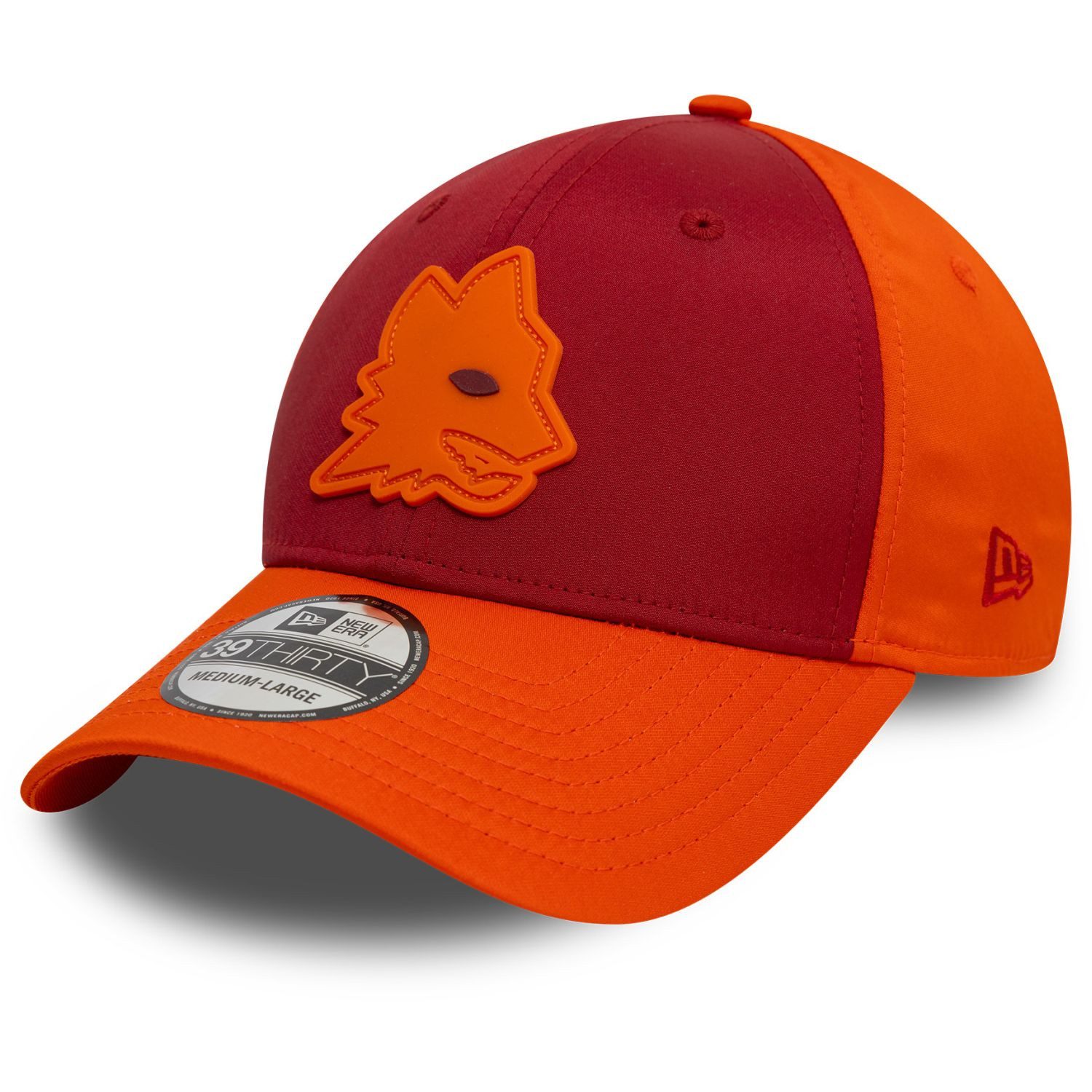 New Era Flex Cap 39Thirty Stretch RUBBER WOLF AS Rom
