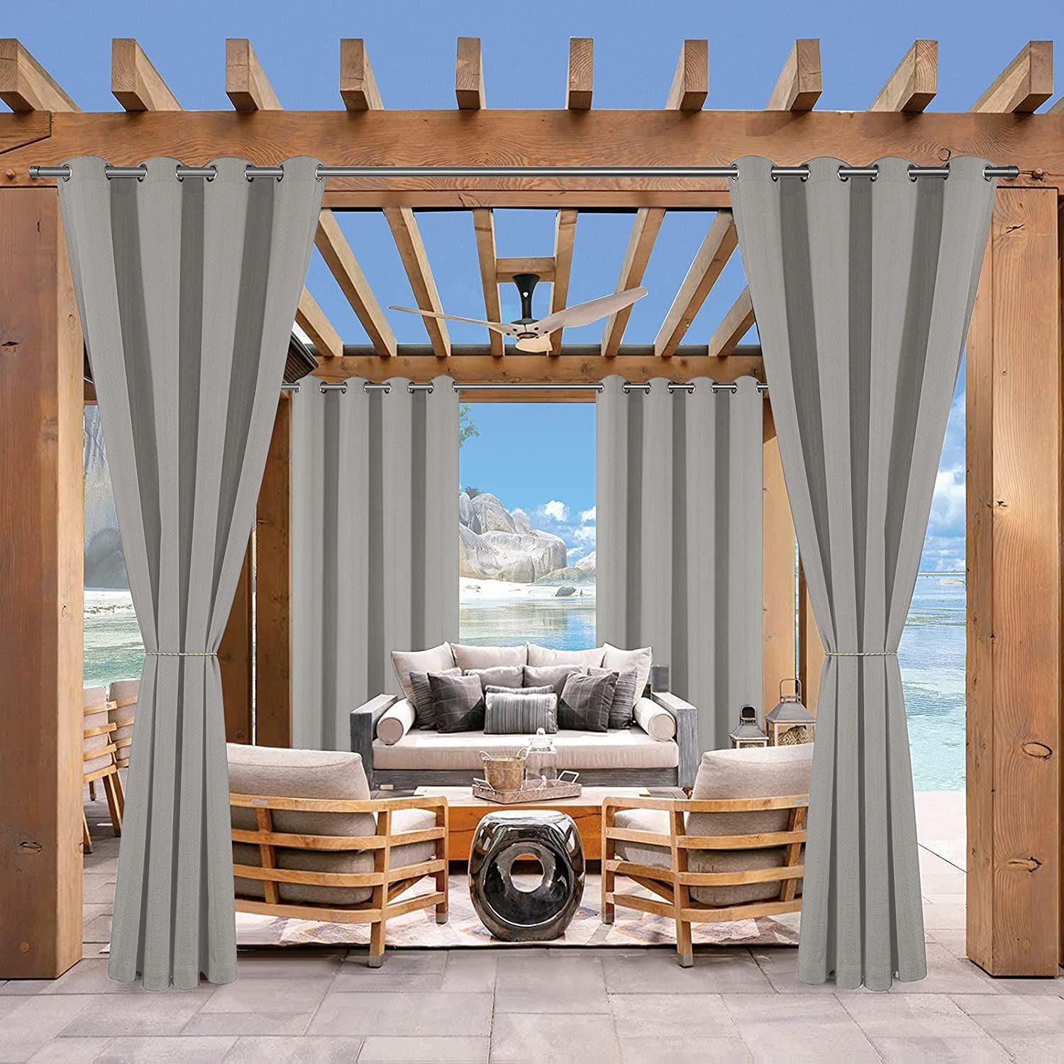 BYSURE Gardine, Ösen (1 St), verdunkelnd, günstig online kaufen