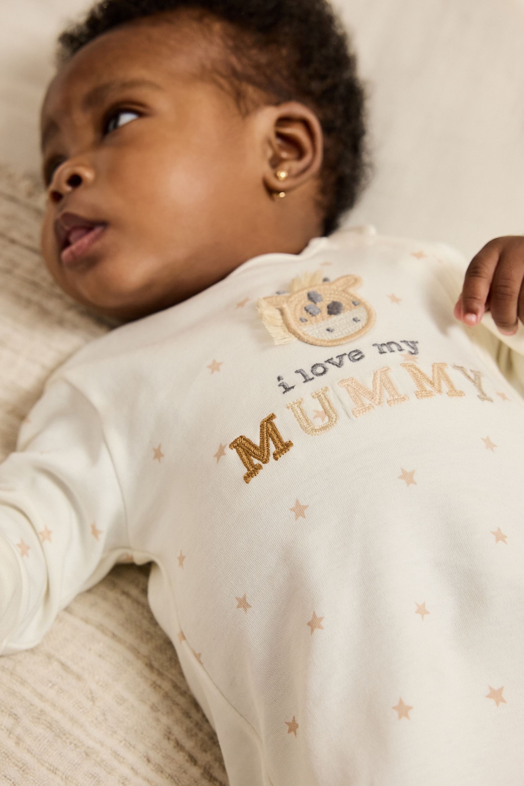 Next Schlafoverall Babyschlafanzug mit Zweiwege-RV, I Love My Mummy (1-tlg)