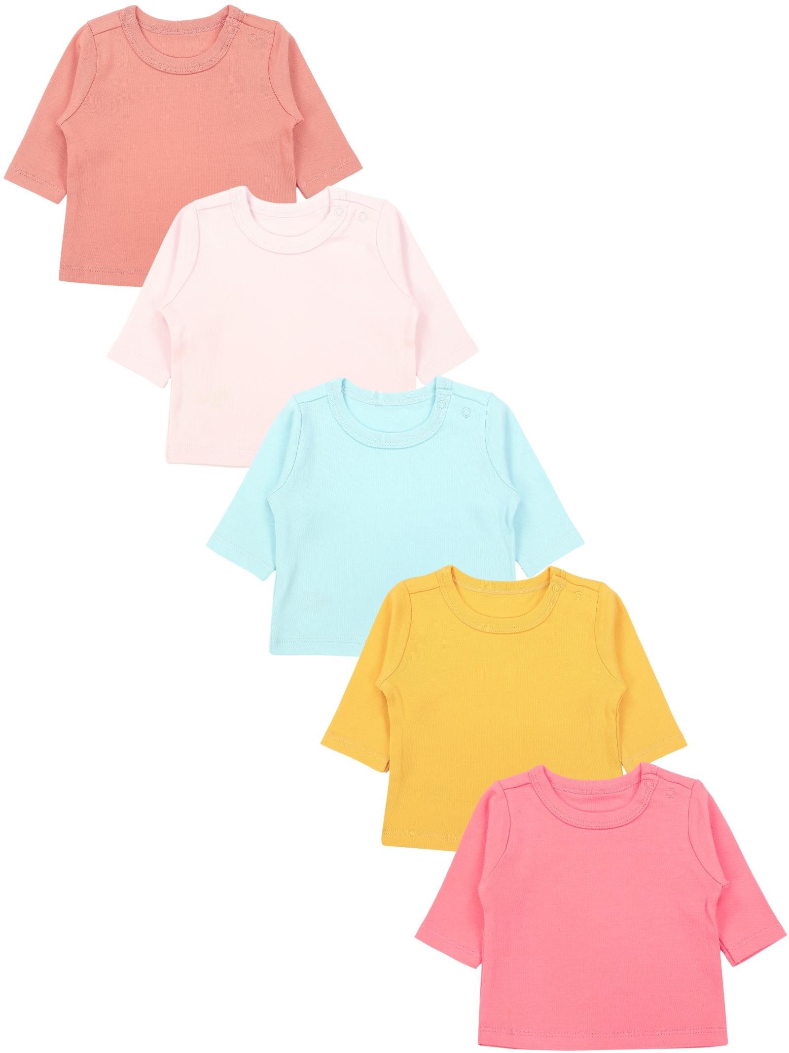 TupTam Langarmshirt TupTam Baby Mädchen Langarmshirt 5er Set