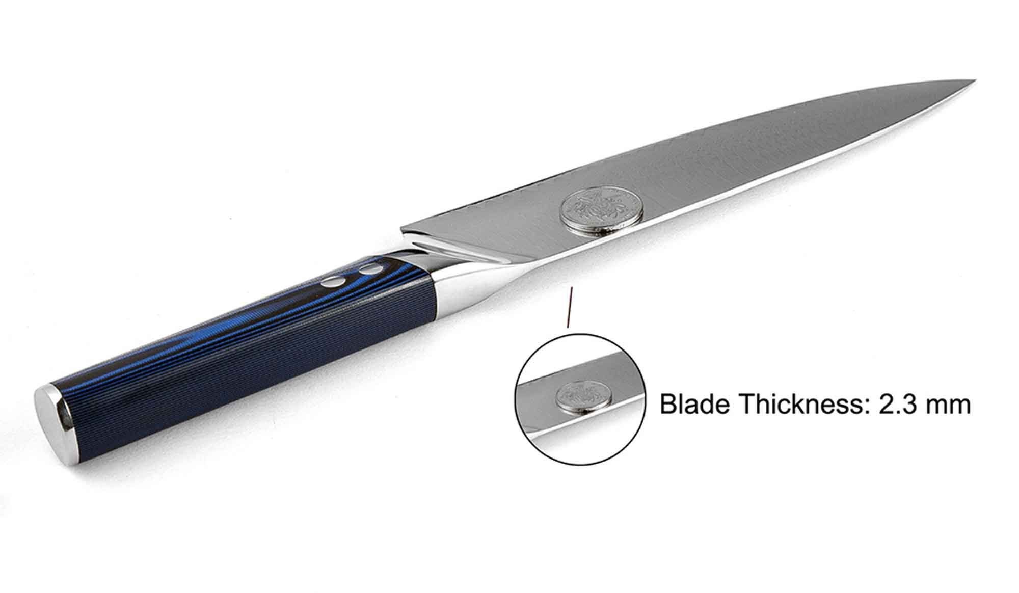 extra Universalmesser, Blue Kinfe, blaue The Kochmesser Kochmesser Muxel Messer: das oder scharf