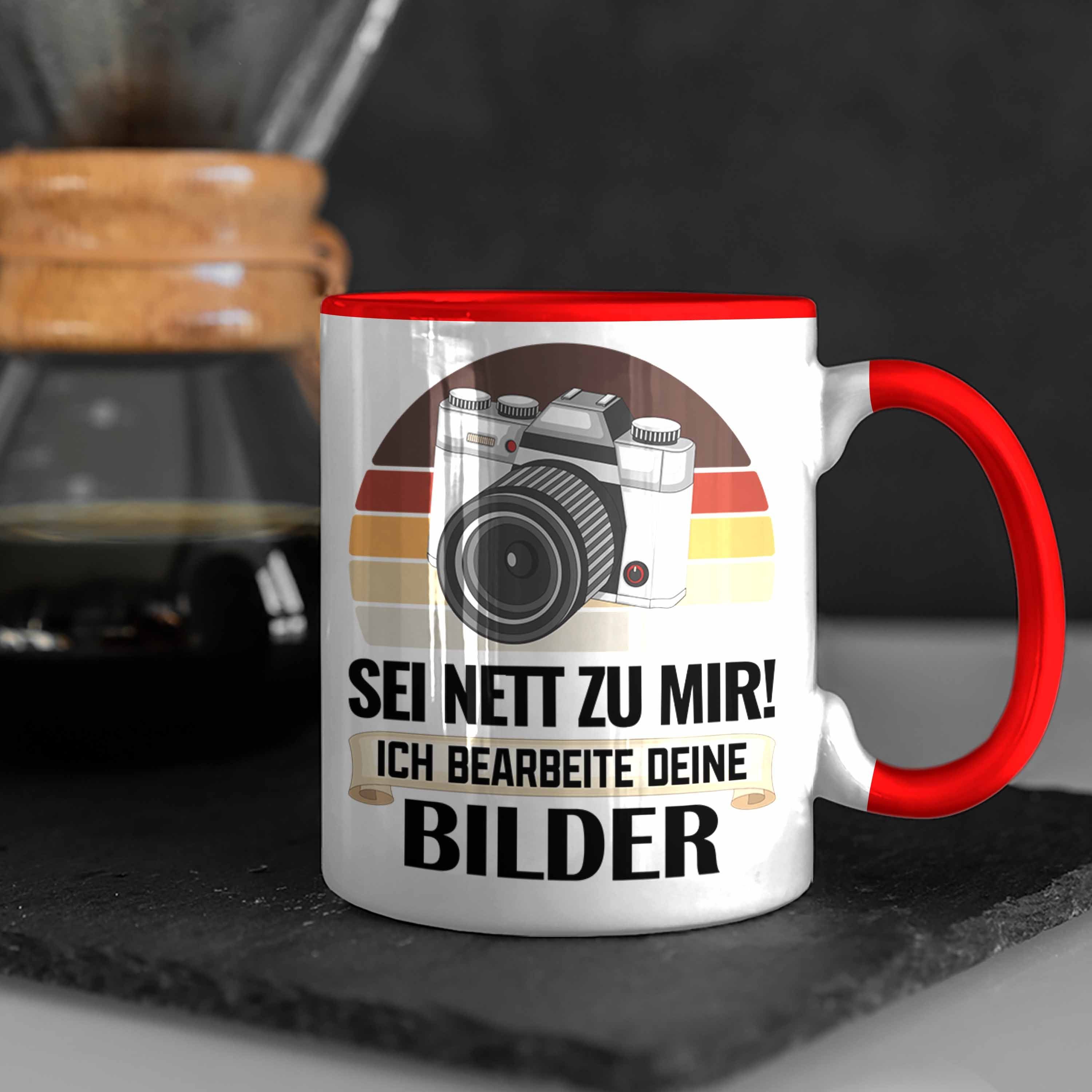 Ich Mir Bil Trendation Sei Bearbeite Deine Nett Tasse Zu Geschenk Spruch Rot Fotograf Tasse