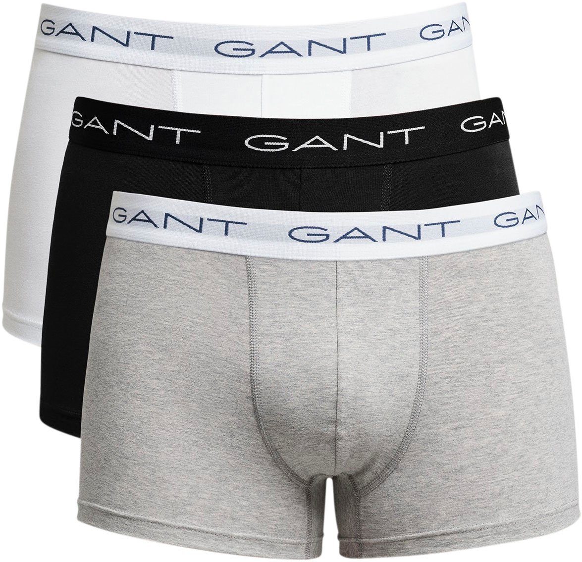Gant Trunk (3er-Pack) grau, schwarz, weiß