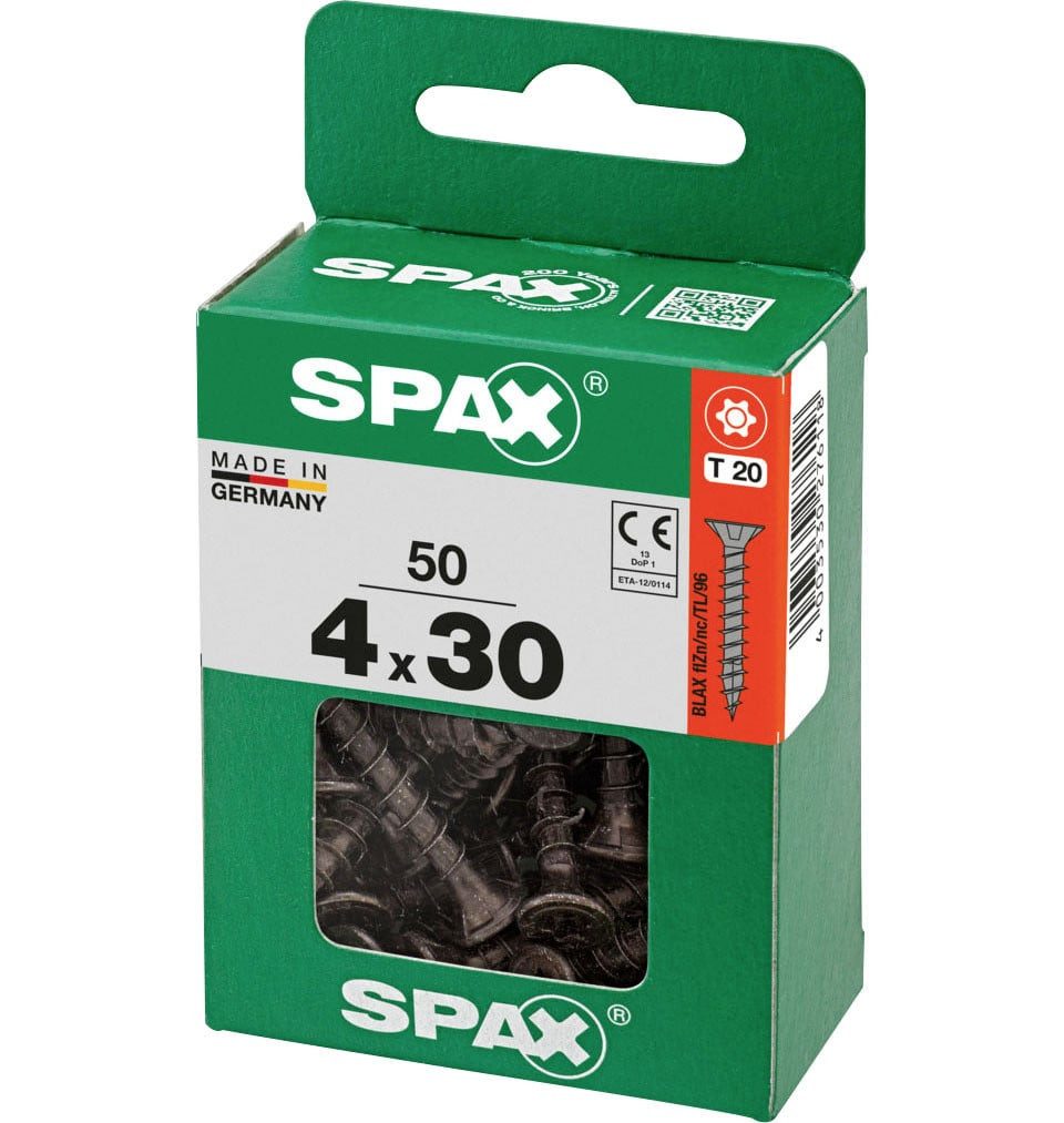 SPAX Schnellbauschraube Spax Universalschrauben 4 x 30 mm T20 Vollgewinde