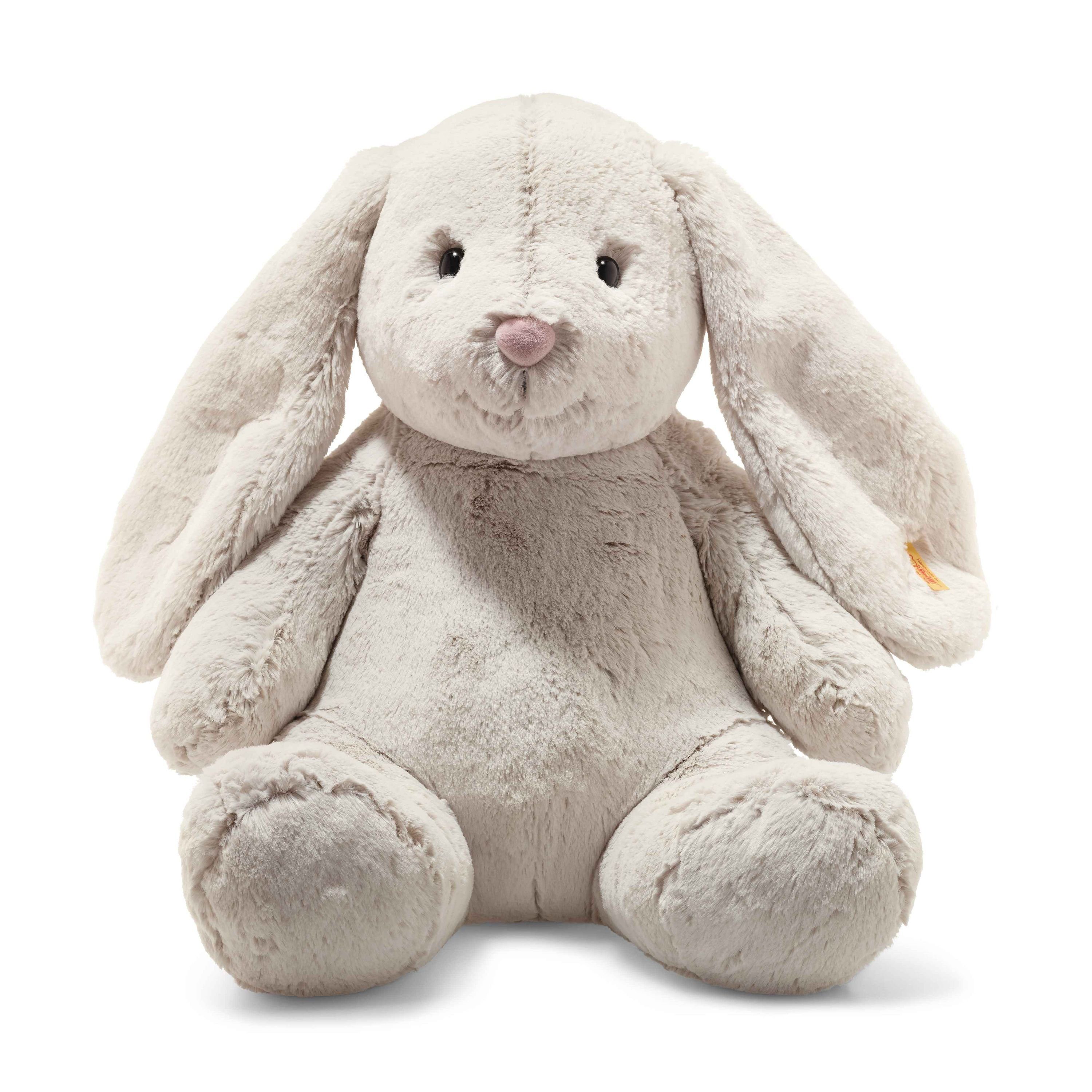 Steiff Kuscheltier Steiff Kuscheltier weich Soft Cuddly Friends Hoppie Hase, hellgrau