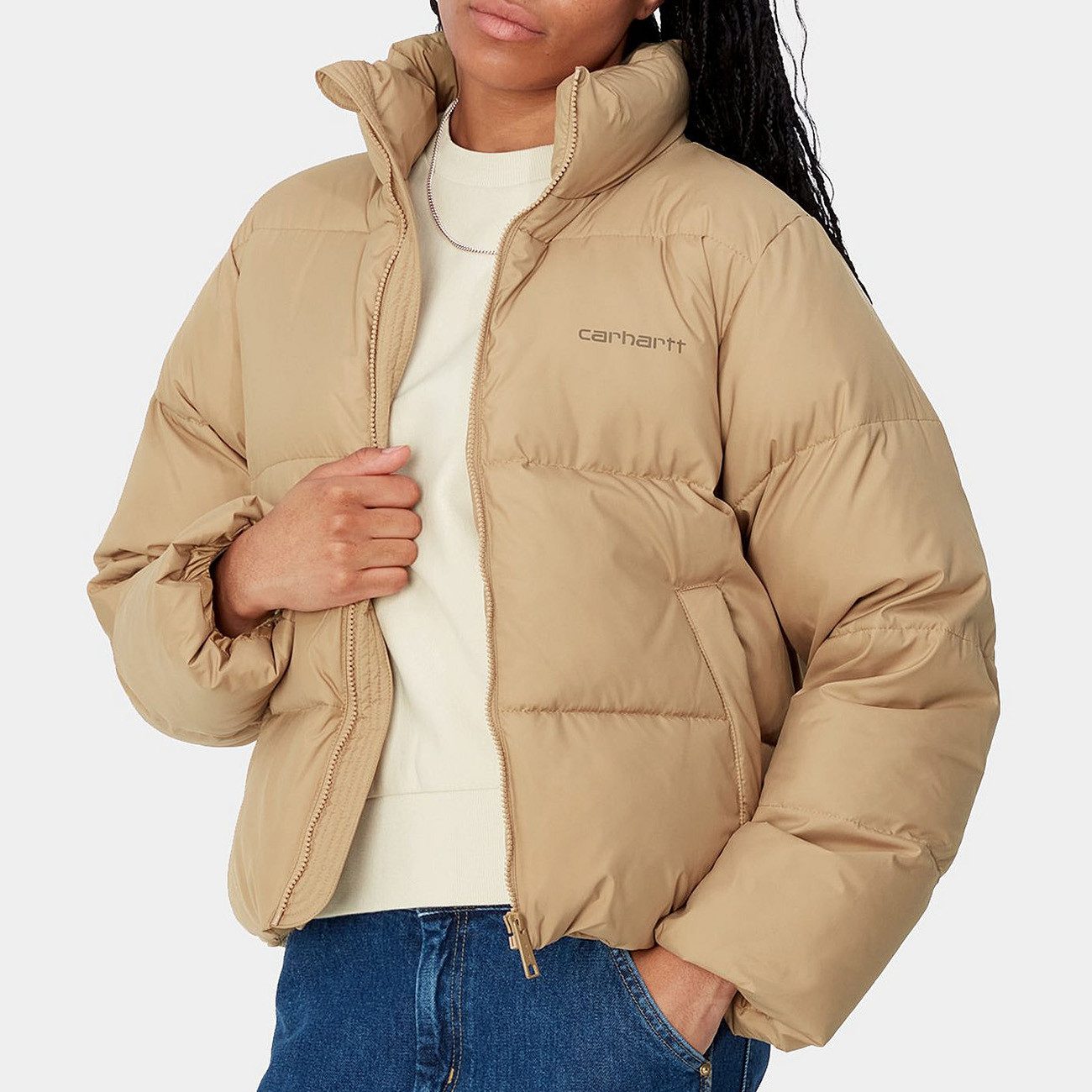 Carhartt WIP Winterjacke Carhartt WIP W' Springfield Jacket Damen Peanut Chocolate