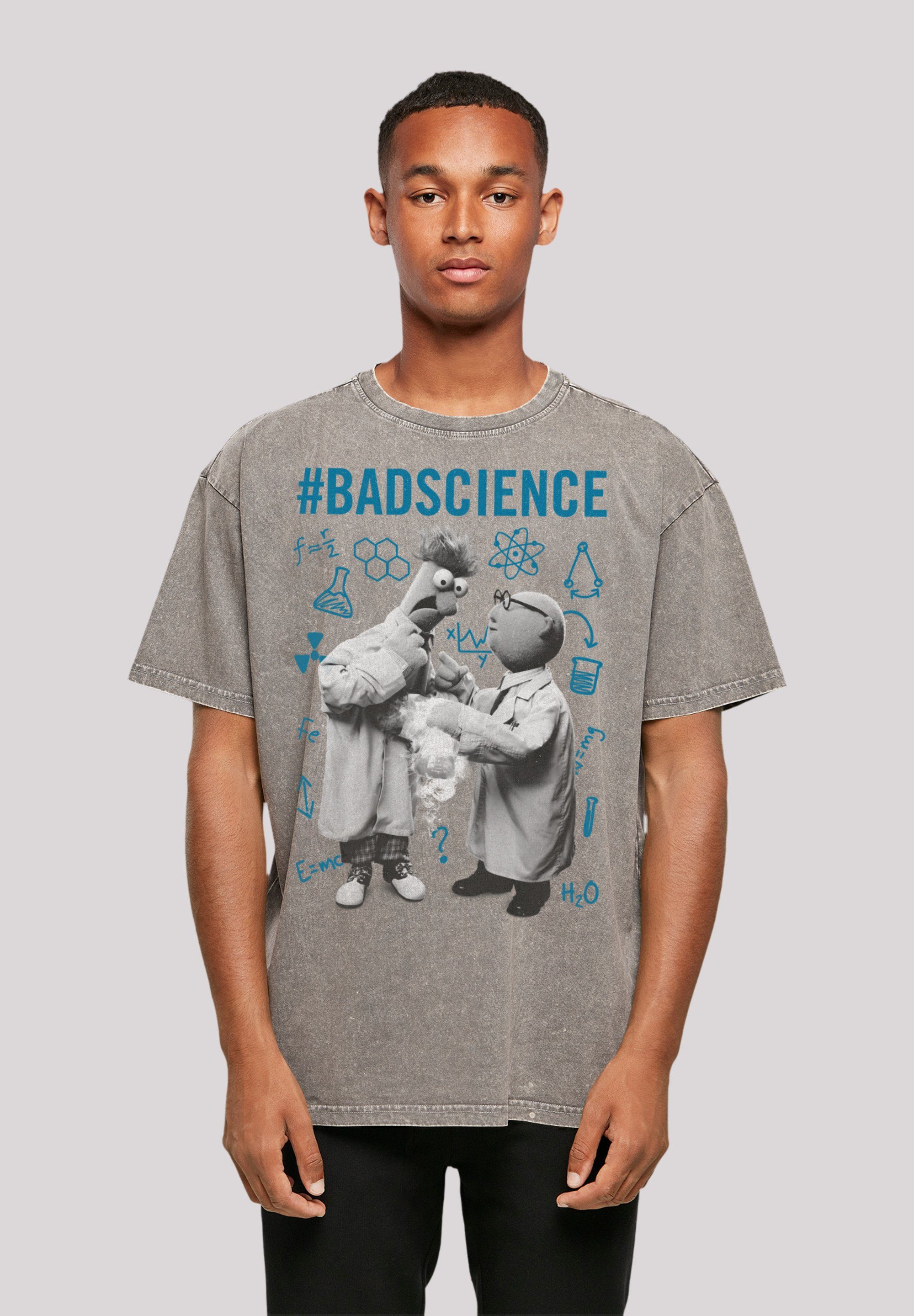 F4NT4STIC T-Shirt Disney Muppets #BadScience Premium Qualität, Offiziell  lizenziertes Disney T-Shirt