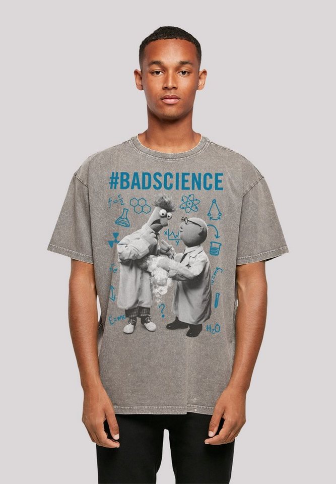 Qualität, T-Shirt lizenziertes Offiziell Muppets T-Shirt #BadScience Disney F4NT4STIC Premium Disney