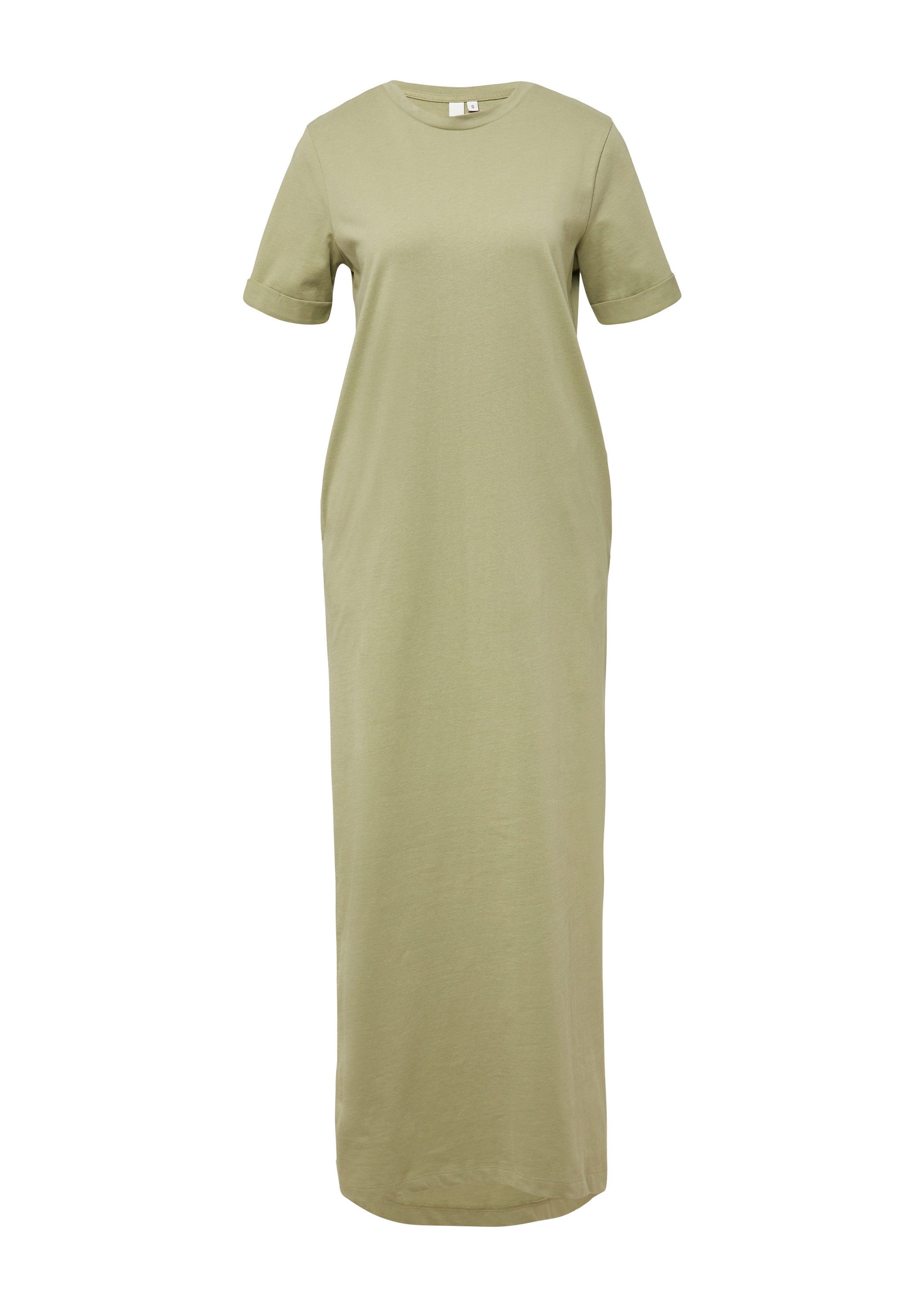 QS Maxikleid Kleid Langes Jerseykleid aus Baumwolle günstig online kaufen