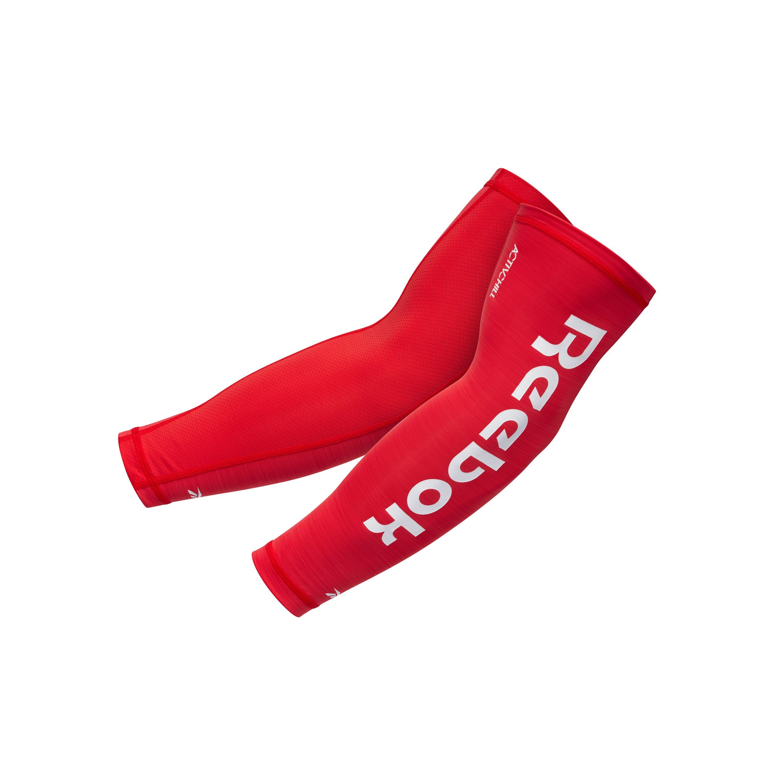 Reebok Armbandage ACTIVCHILL Arm Sleeves, Rot, Hilft bei der Temperaturregulierung für weniger Reizungen