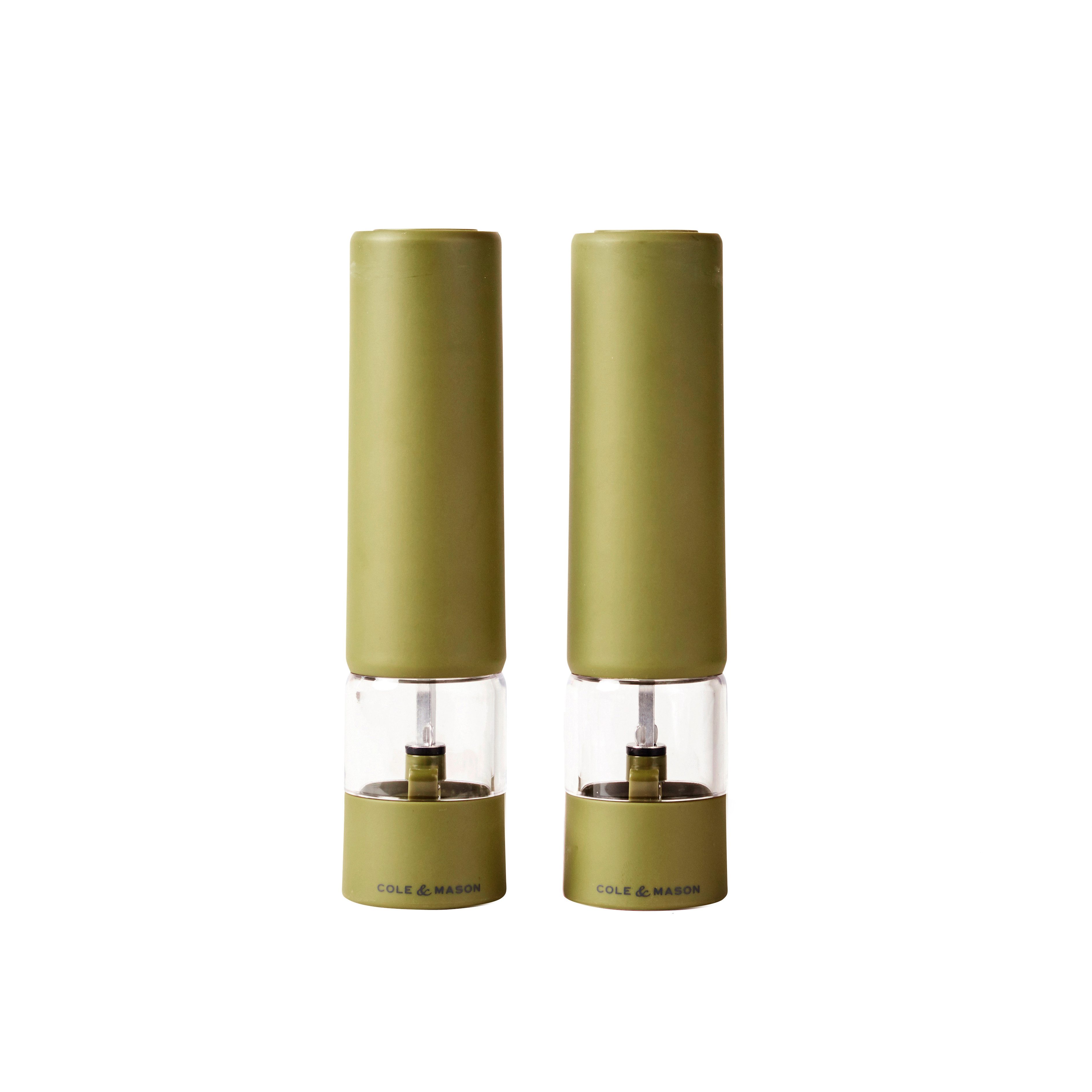 Cole & Mason Salz-/Pfeffermühle Brixton, Elektrisch, USB-C aufladbar
