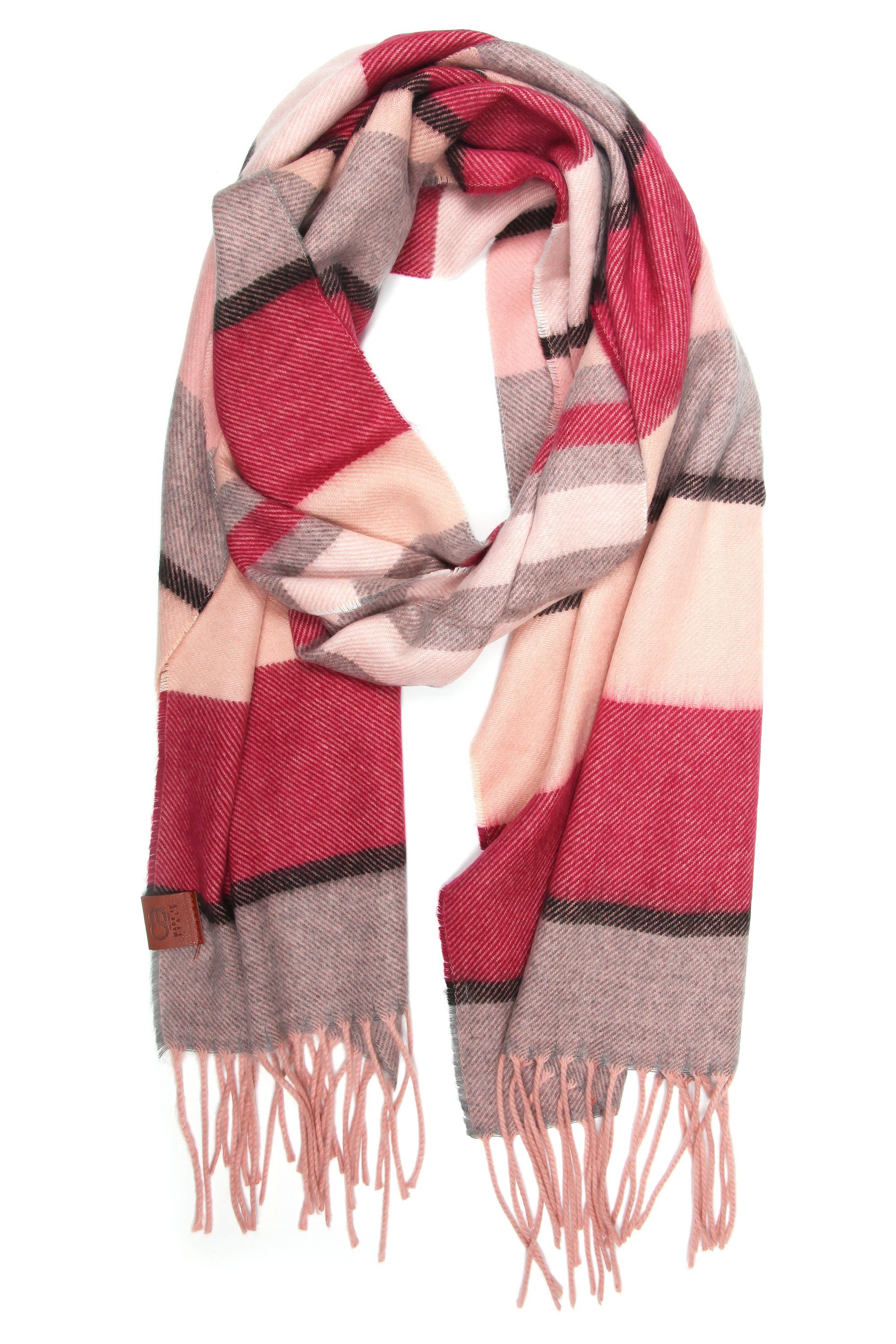 COLLEZIONE ALESSANDRO Wollschal Julianna, (1-St), gestreift, Made in Italy