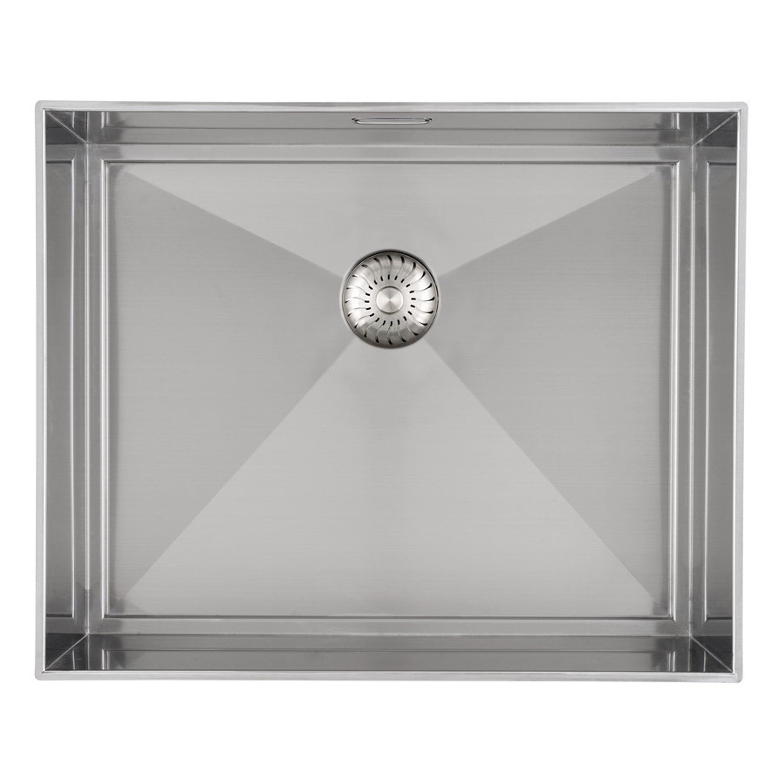CARESSI Küchenspüle CAPP50COMP, rechteckig, 54.6/44.6 cm, handgefertigt, für Komposit
