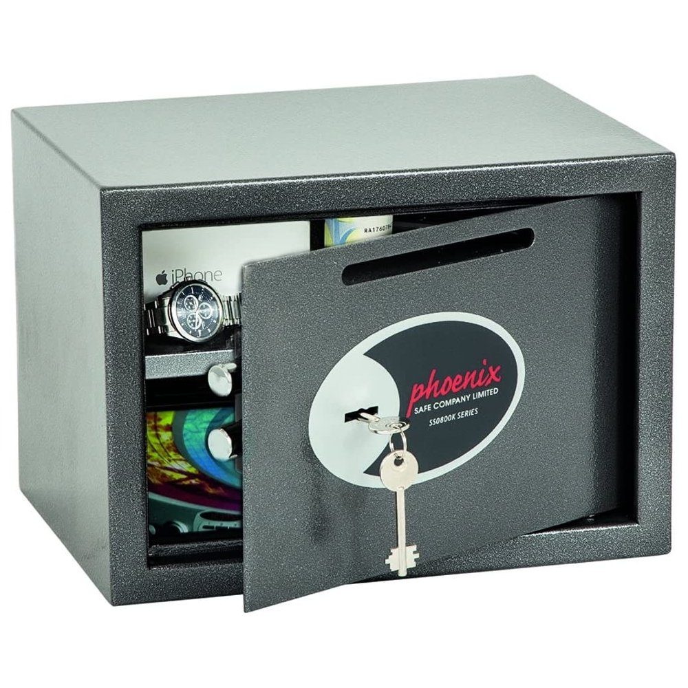 Phönix Einwurftresor SS0802KD Vela Home & Office - Einwurftresor - grau