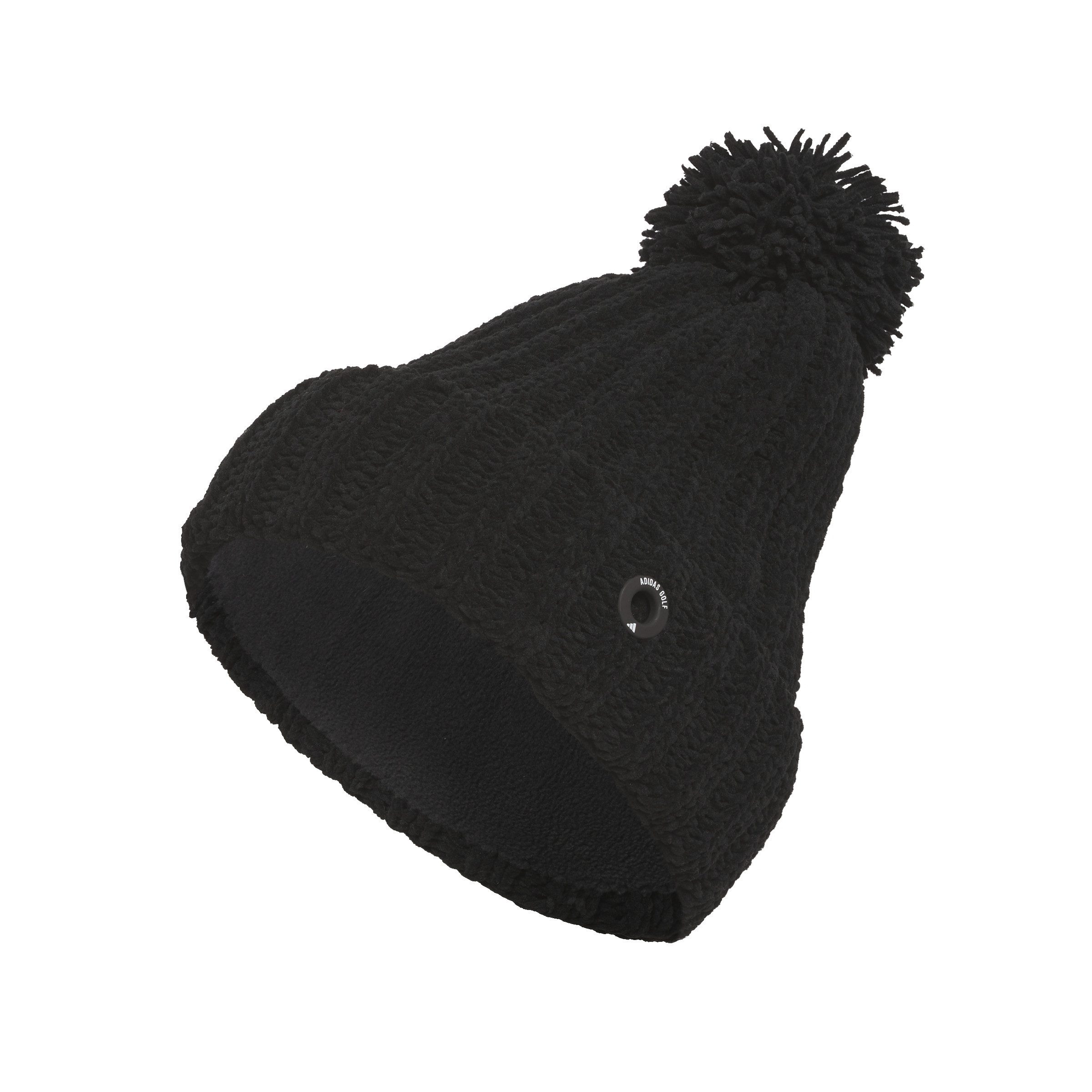 adidas Sportswear Beanie Adidas Golf Mütze Bommel Cable-Knit Schwarz Unisex One Size
