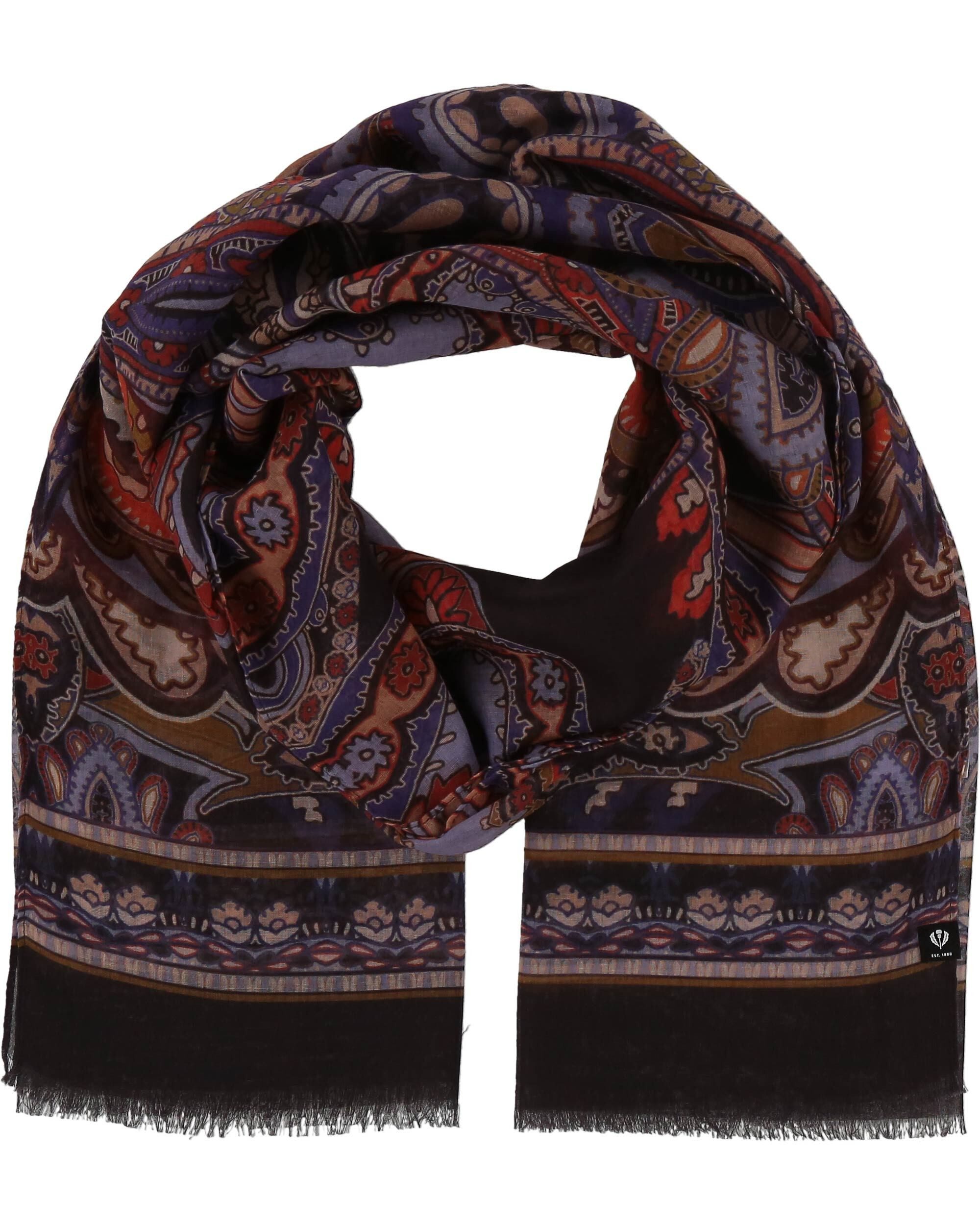 Fraas Modeschal Polyesterschal, (mit Schnittfransen), Co2 neutral