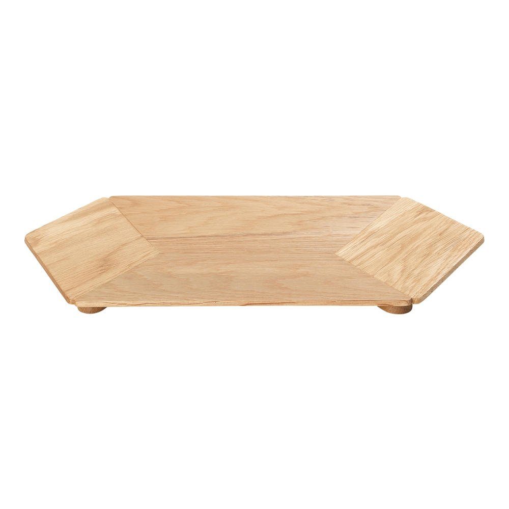 blomus Schüssel HEXA Schale, Schüssel, Schälchen, Eiche, hellbraun, 49.8 x 26.3 cm, Holz, (kein)