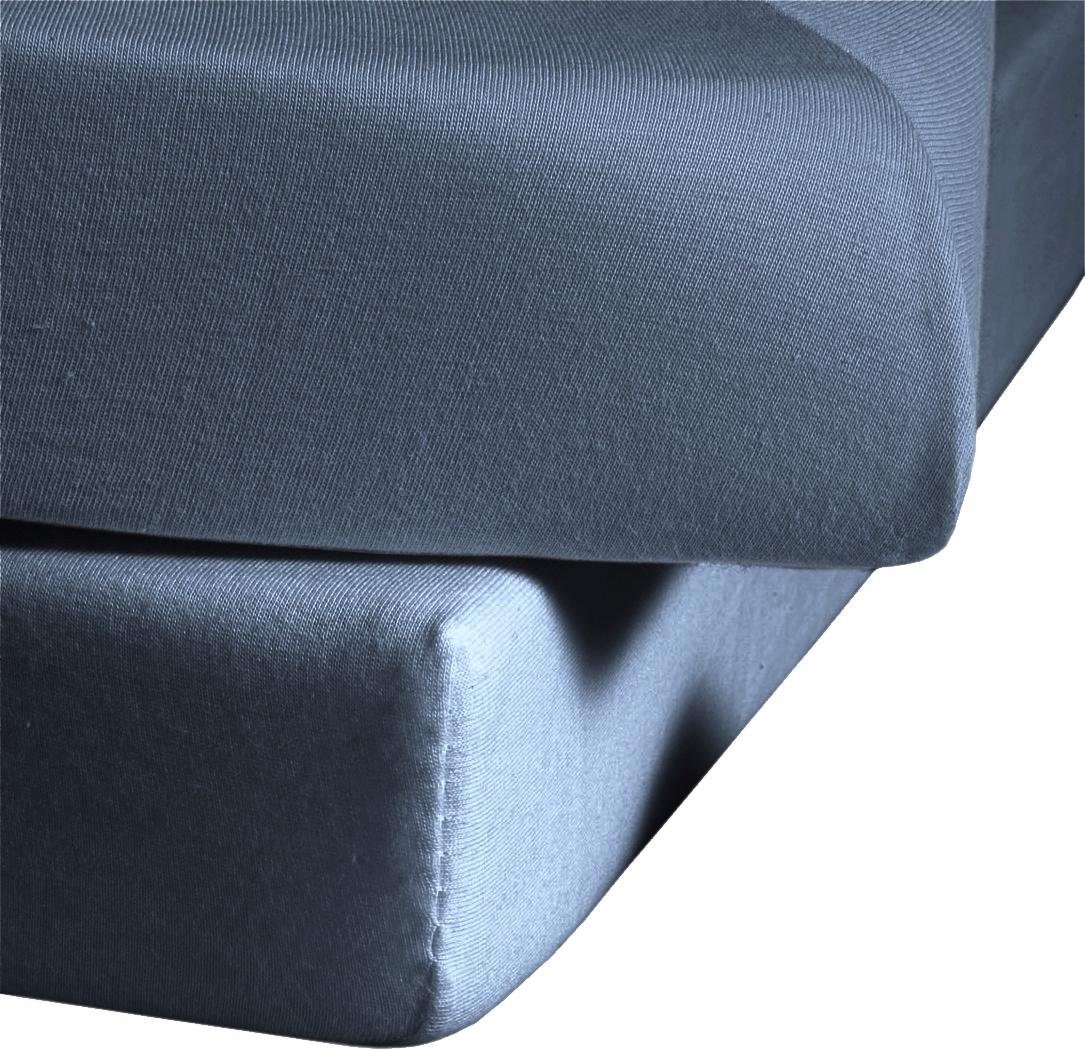 fleuresse Spannbettlaken Comfort, Jersey-Elasthan, Gummizug: rundum, günstig online kaufen