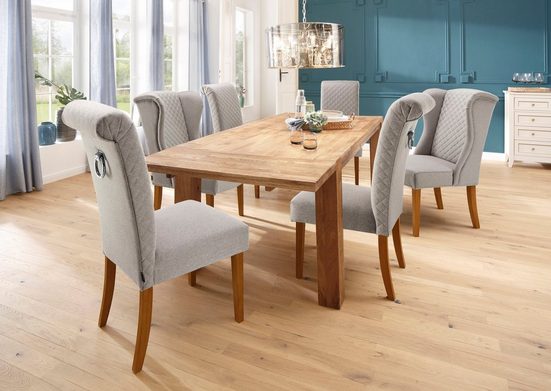 Home affaire Esszimmerstuhl »Erno« mit gepolsteter Sitzfläche, Steppung