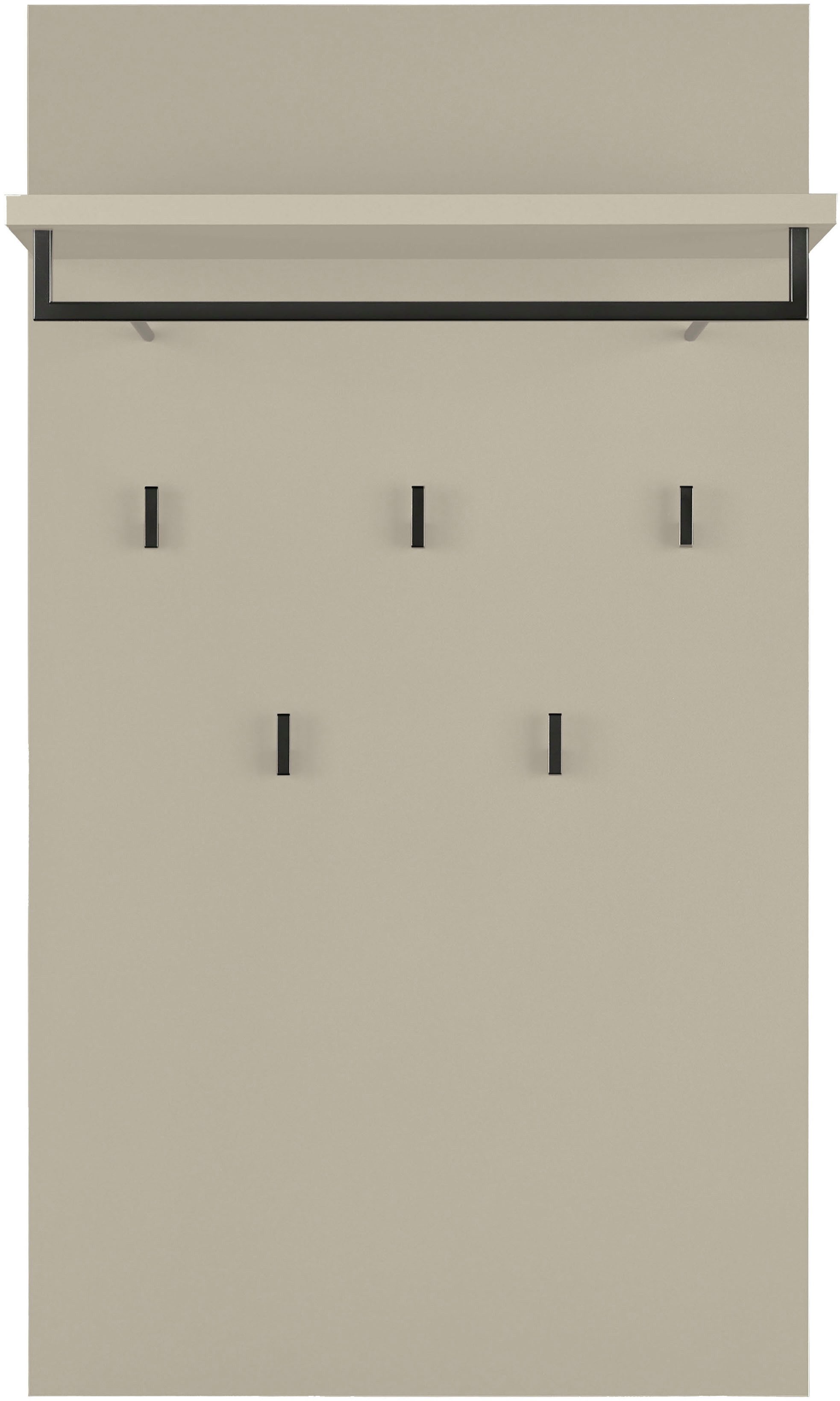 Mäusbacher Garderobenpaneel Nova Garderobe, mit Kleiderstange und Hutablage BHT 69x123x28 cm – Bild 3 von 5