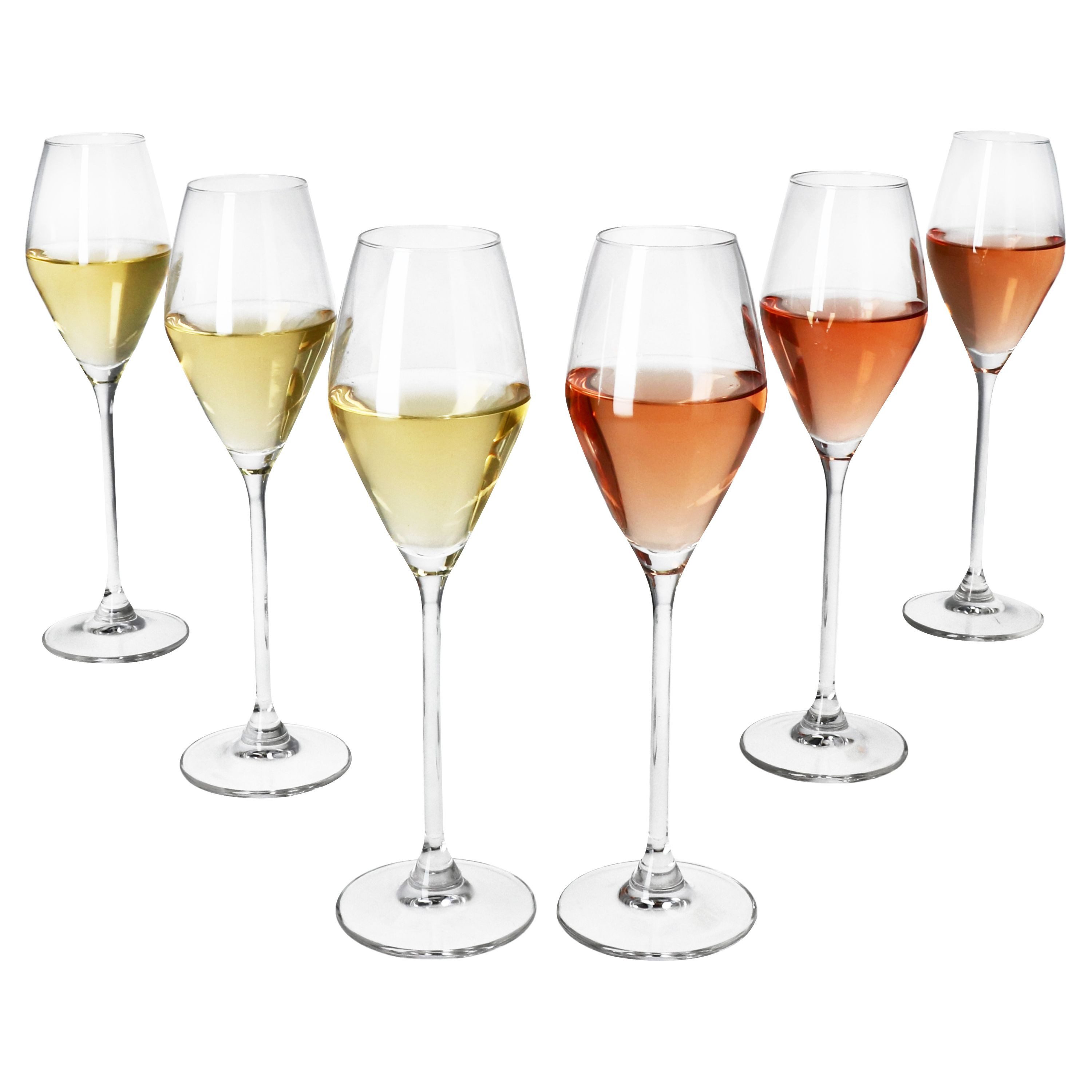 Sektglas 6x Doyenne Sekt-Gläser Champagner-Glas Sektflöte Prosecco Party